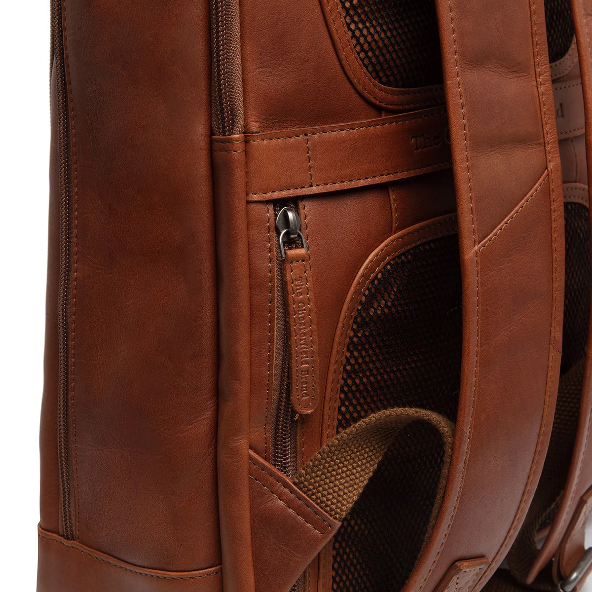 The Chesterfield Brand Detroit Leather Laptopryggsäck, Cognac