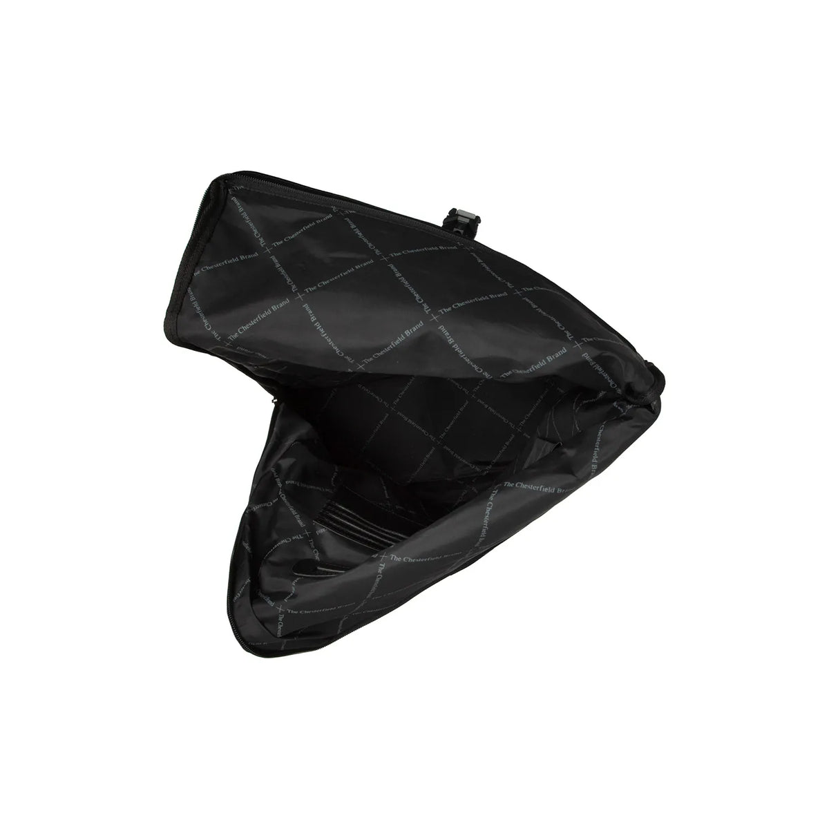 The Chesterfield Brand Savona Leather Laptopryggsäck, Svart