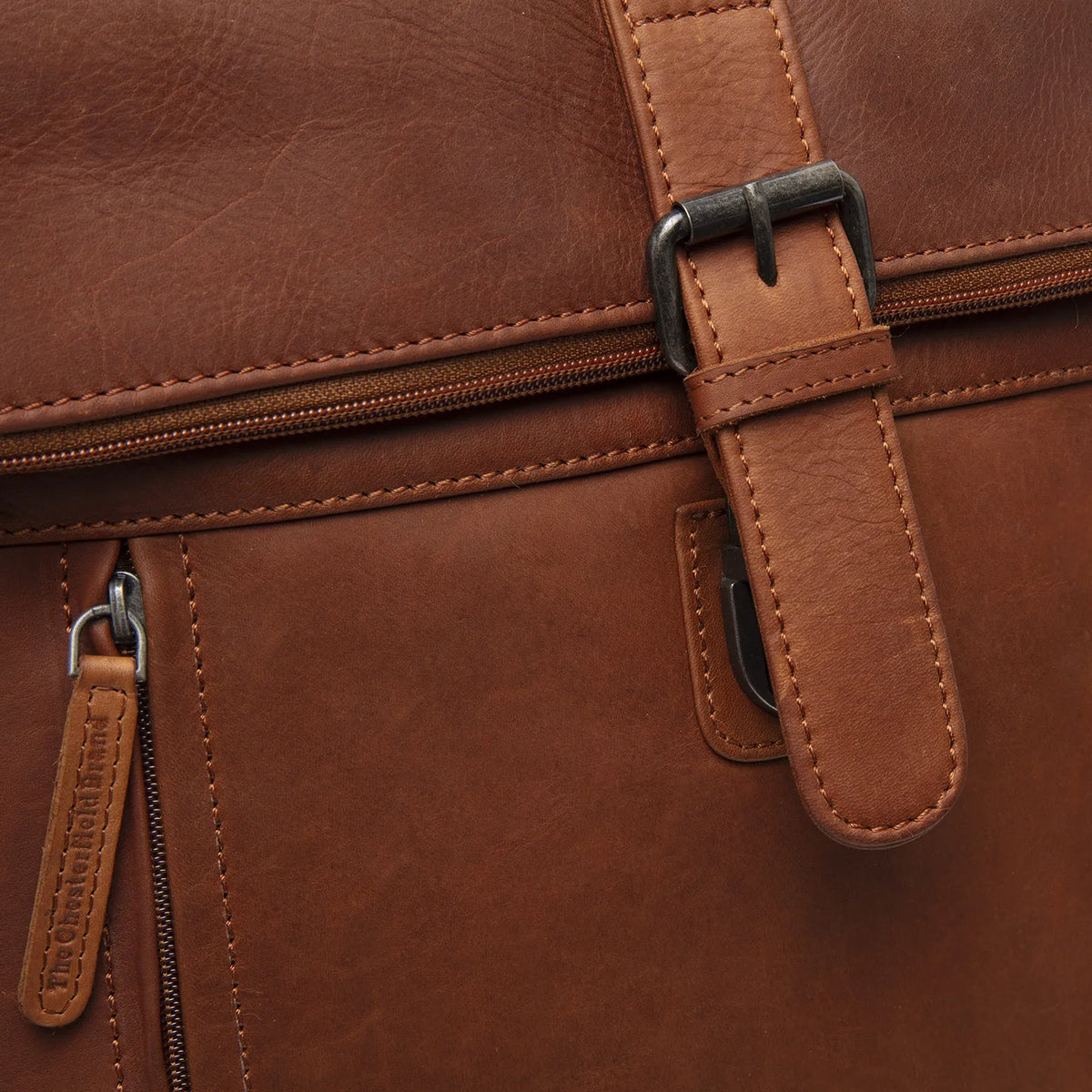 The Chesterfield Brand Larsson Leather Laptopryggsäck, Cognac