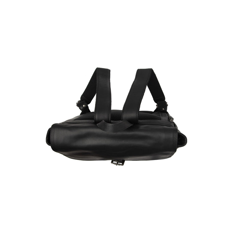 The Chesterfield Brand Farrow Leather Laptopryggsäck, Svart