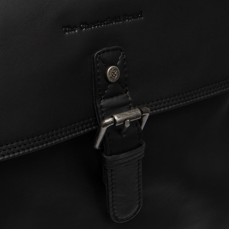 The Chesterfield Brand Farrow Leather Laptopryggsäck, Svart
