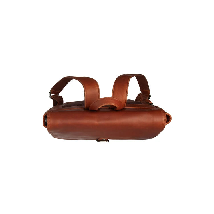 The Chesterfield Brand Farrow Leather Laptopryggsäck, Svart
