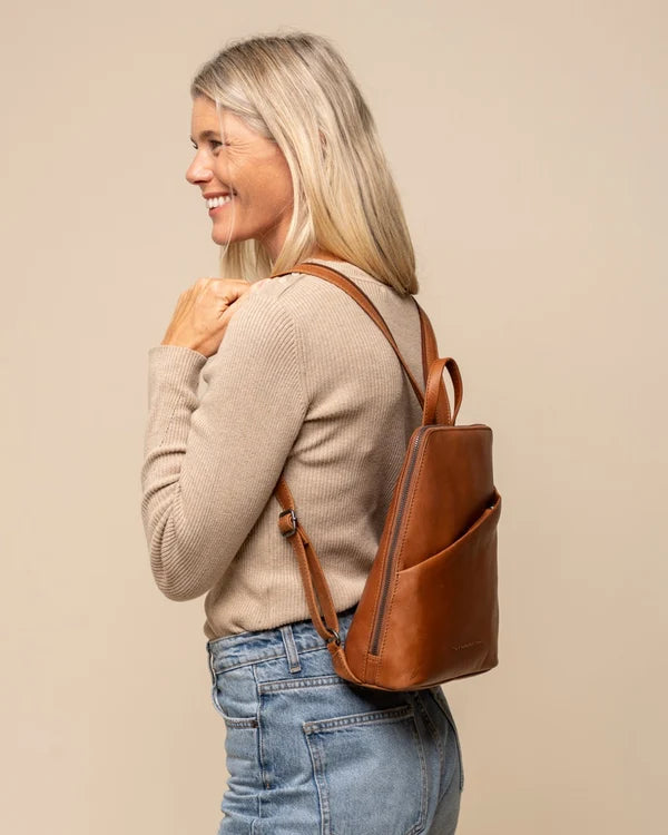 The Chesterfield Brand Claire Leather Ryggsäck, Cognac