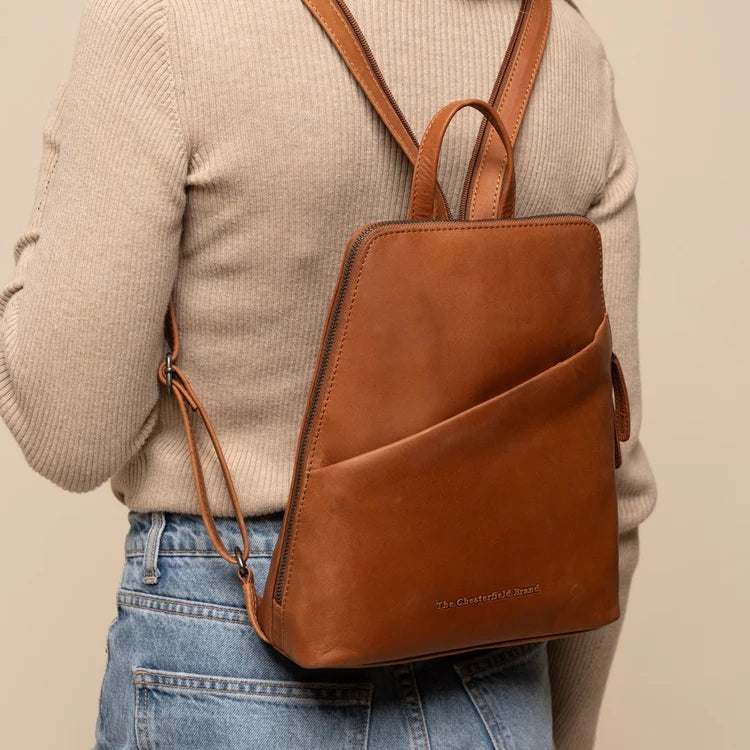 The Chesterfield Brand Claire Leather Ryggsäck, Cognac