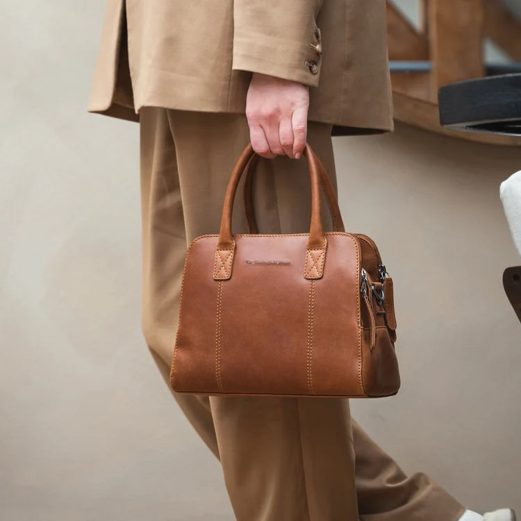 The Chesterfield Brand Ezra Leather Handväska, Cognac