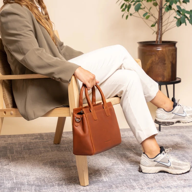 The Chesterfield Brand Garda Leather Handväska, Cognac