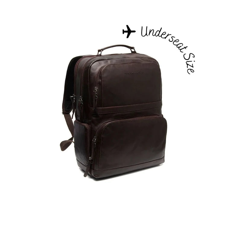 The Chesterfield Brand Lennox Backpack 17", Brun