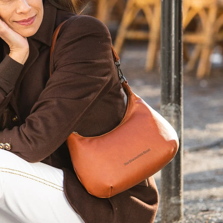 The Chesterfield Brand Nancy Leather Axelremsväska, Cognac