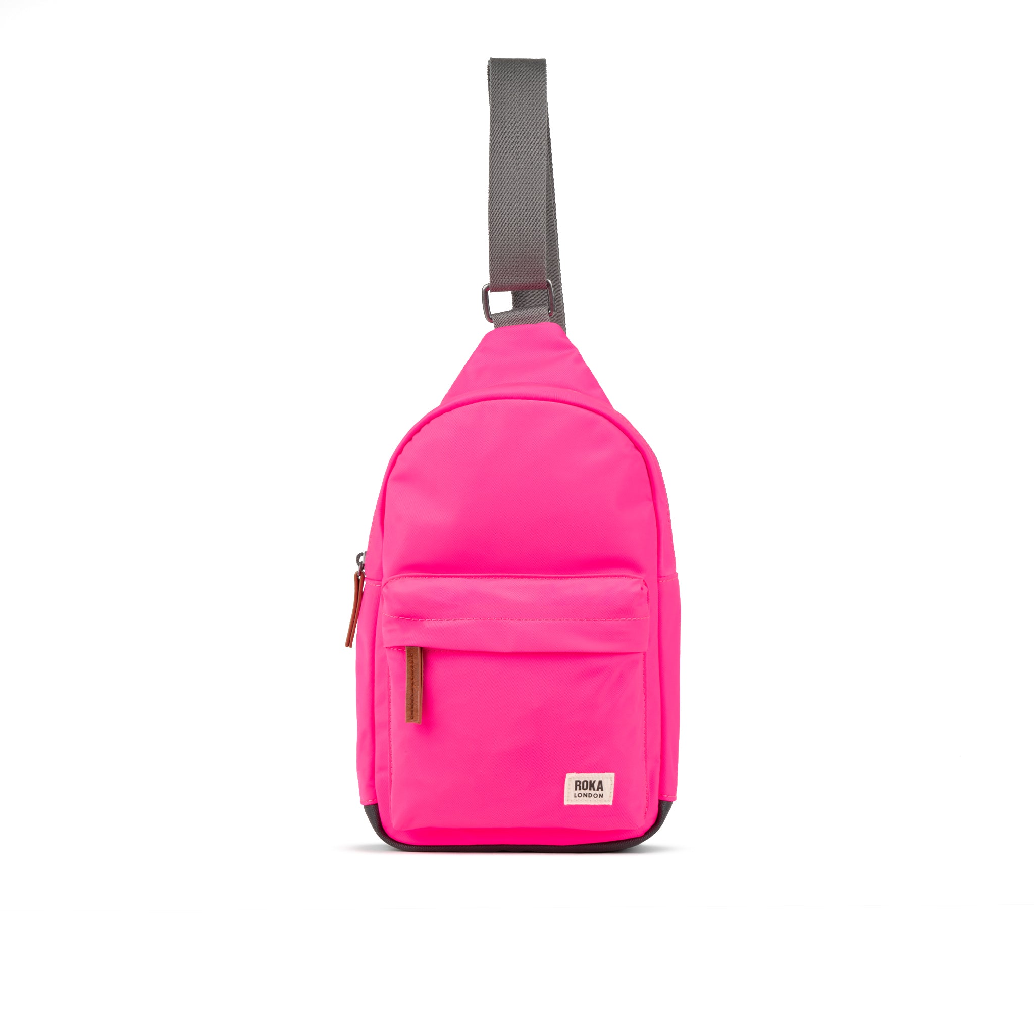 ROKA London Willesden Sling Bag, Neon Pink