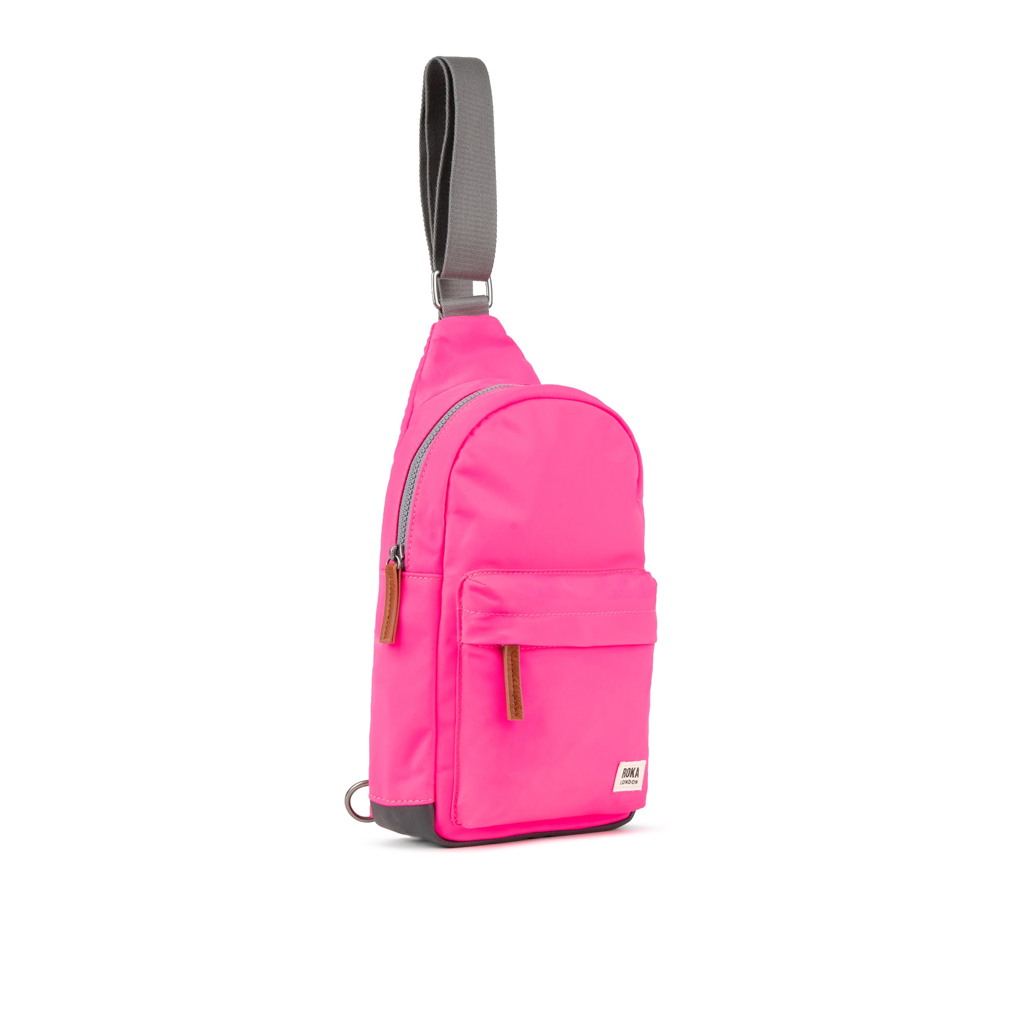 ROKA London Willesden Sling Bag, Neon Pink