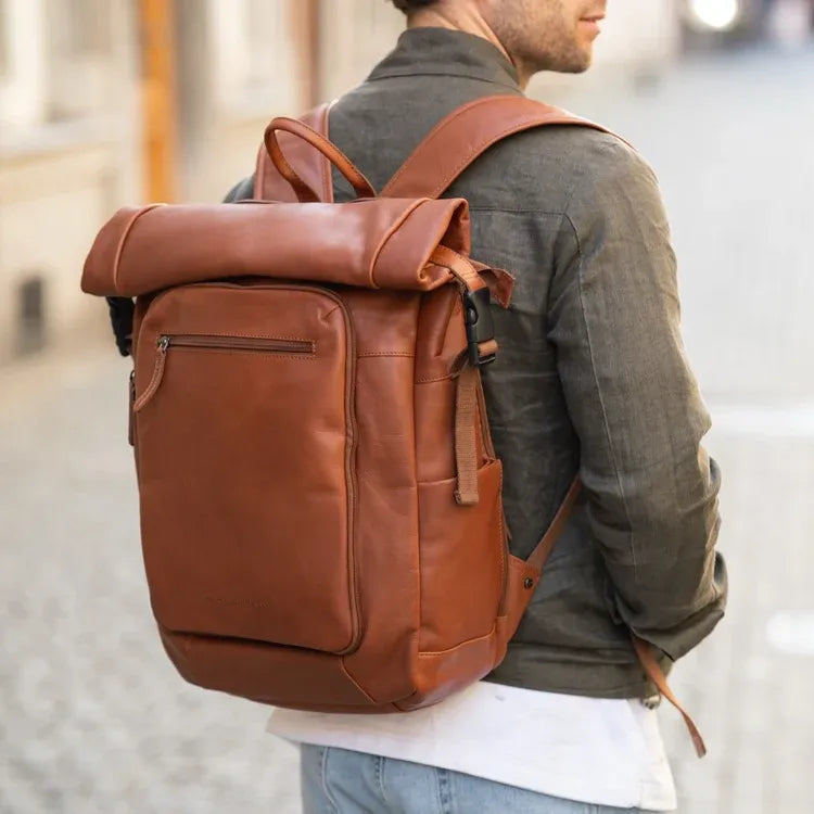 The Chesterfield Brand Remo Leather Ryggsäck, Cognac
