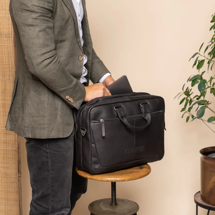 The Chesterfield Brand Seth Laptopväska, Svart