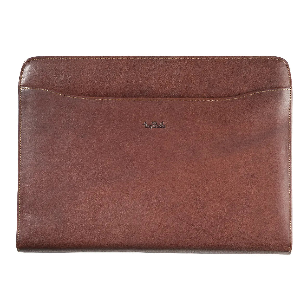 Tony Perotti A4 Folder with Zipper, Dark Brown
