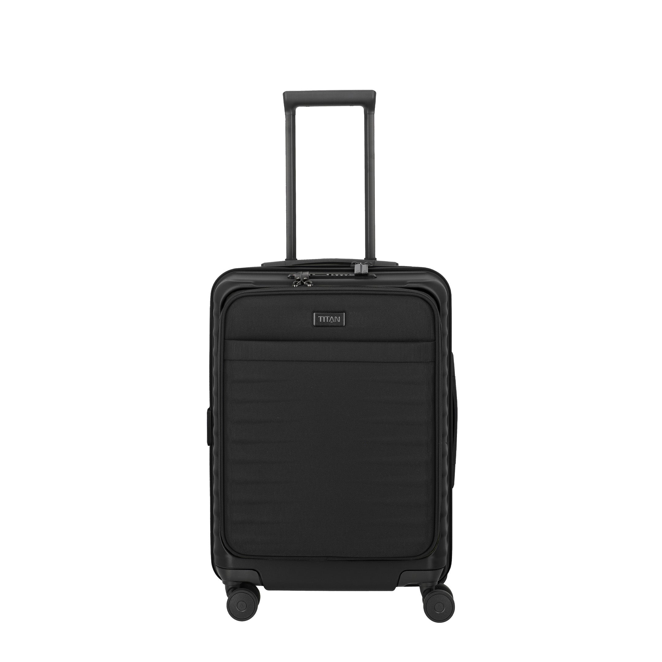 Titan UPGRADE Trolley with Front Pocket, Nightshade black