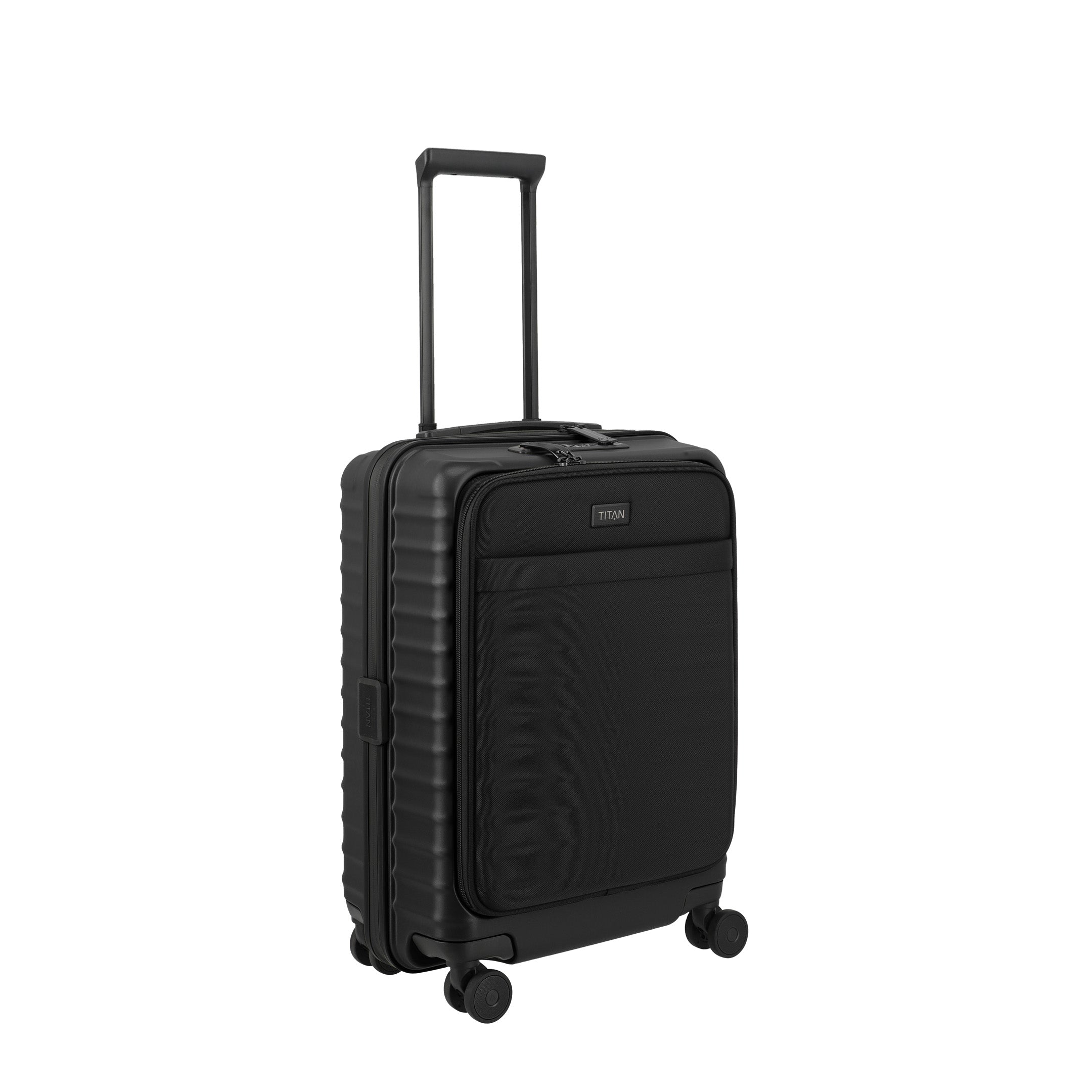 Titan UPGRADE Trolley with Front Pocket, Nightshade black