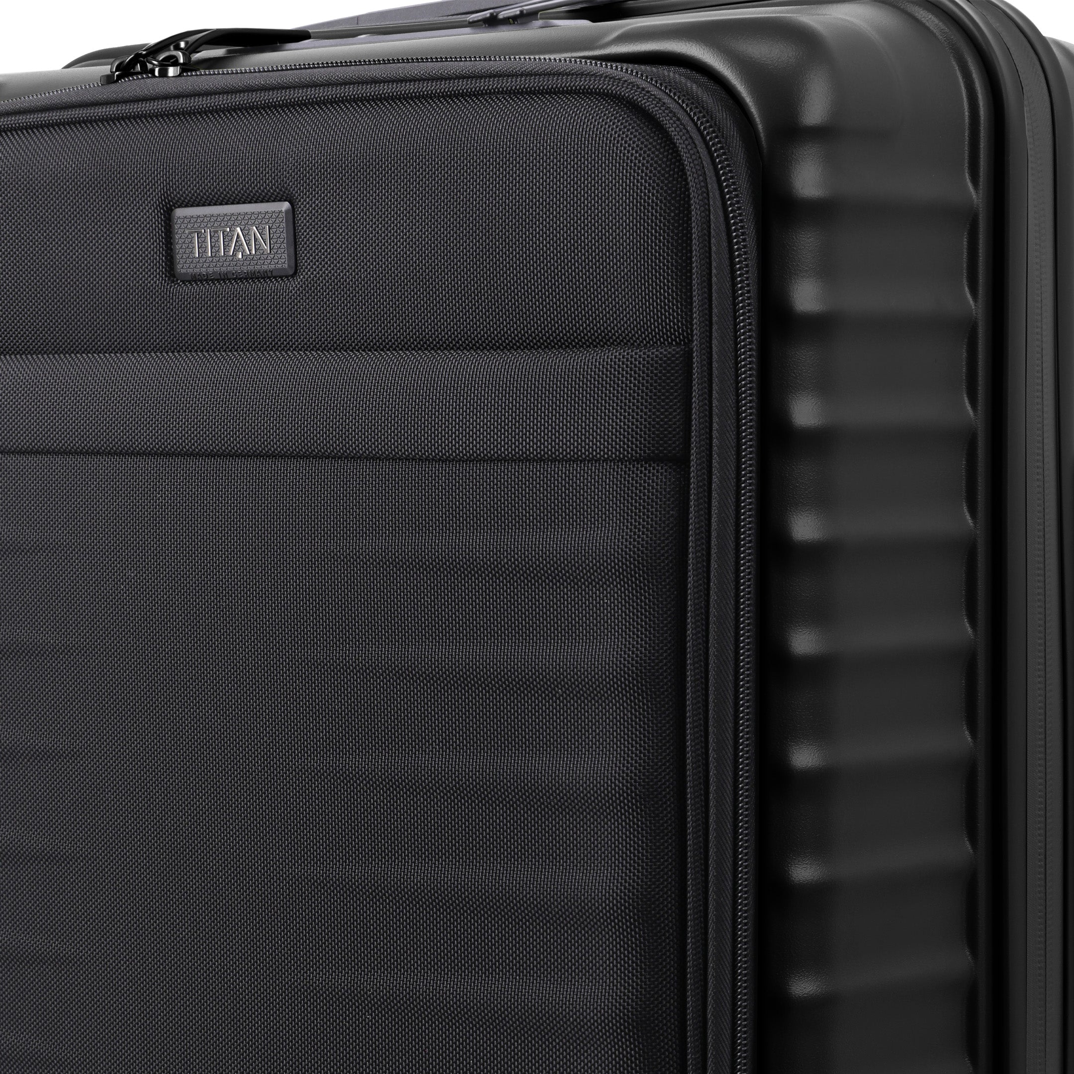 Titan UPGRADE Trolley with Front Pocket, Nightshade black