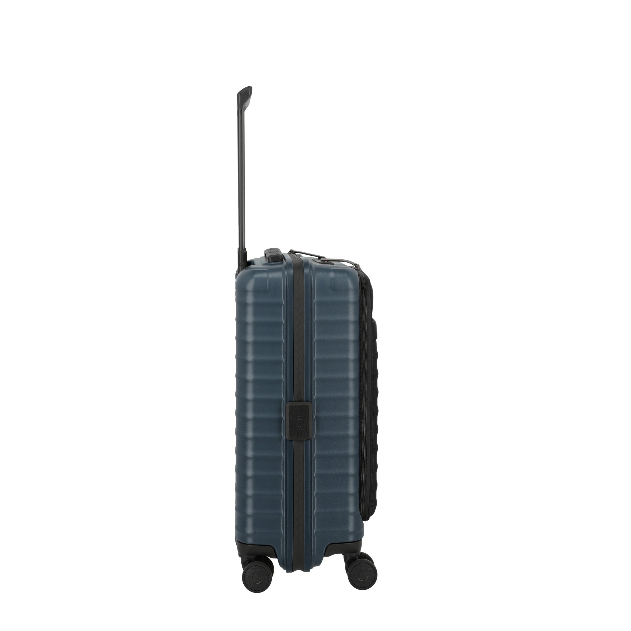 Titan UPGRADE Trolley with Front Pocket, Midnight blue