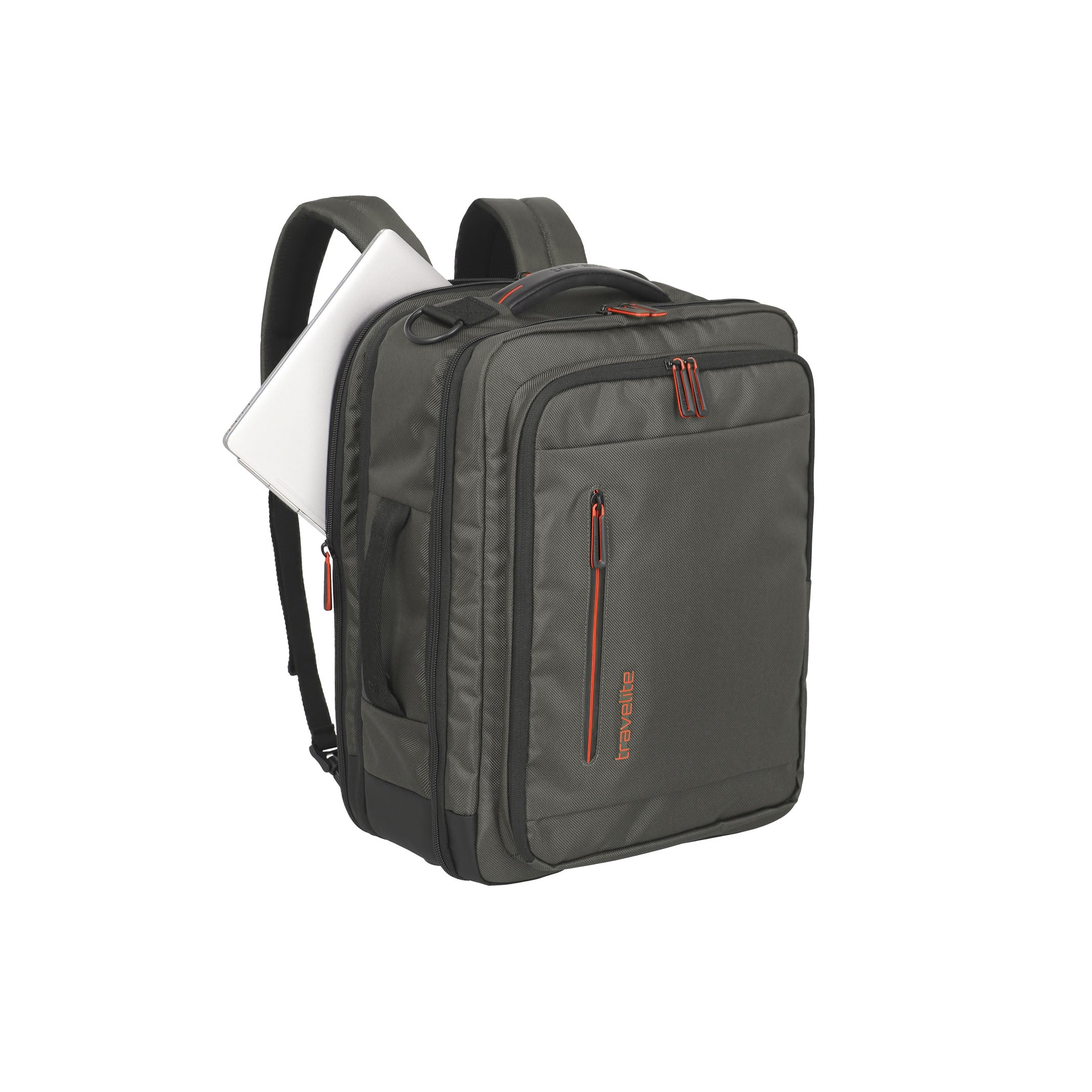 Travelite Crosslite Backpack – Kabinväska 43 cm, Olive