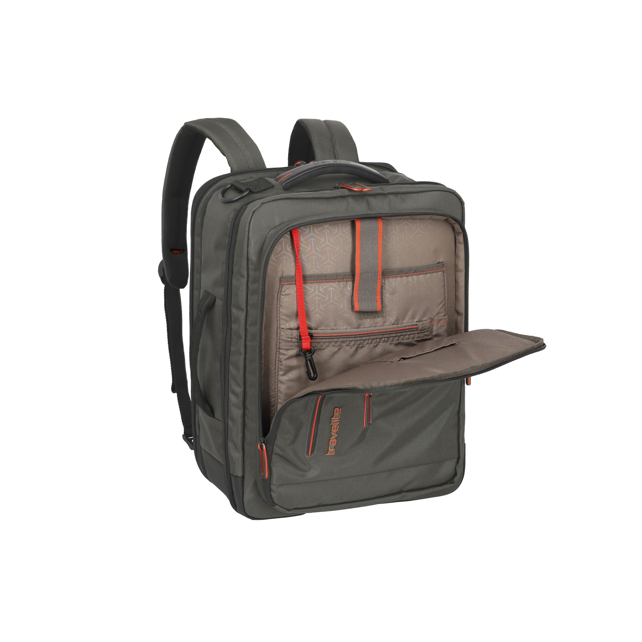 Travelite Crosslite Backpack – Kabinväska 43 cm, Olive