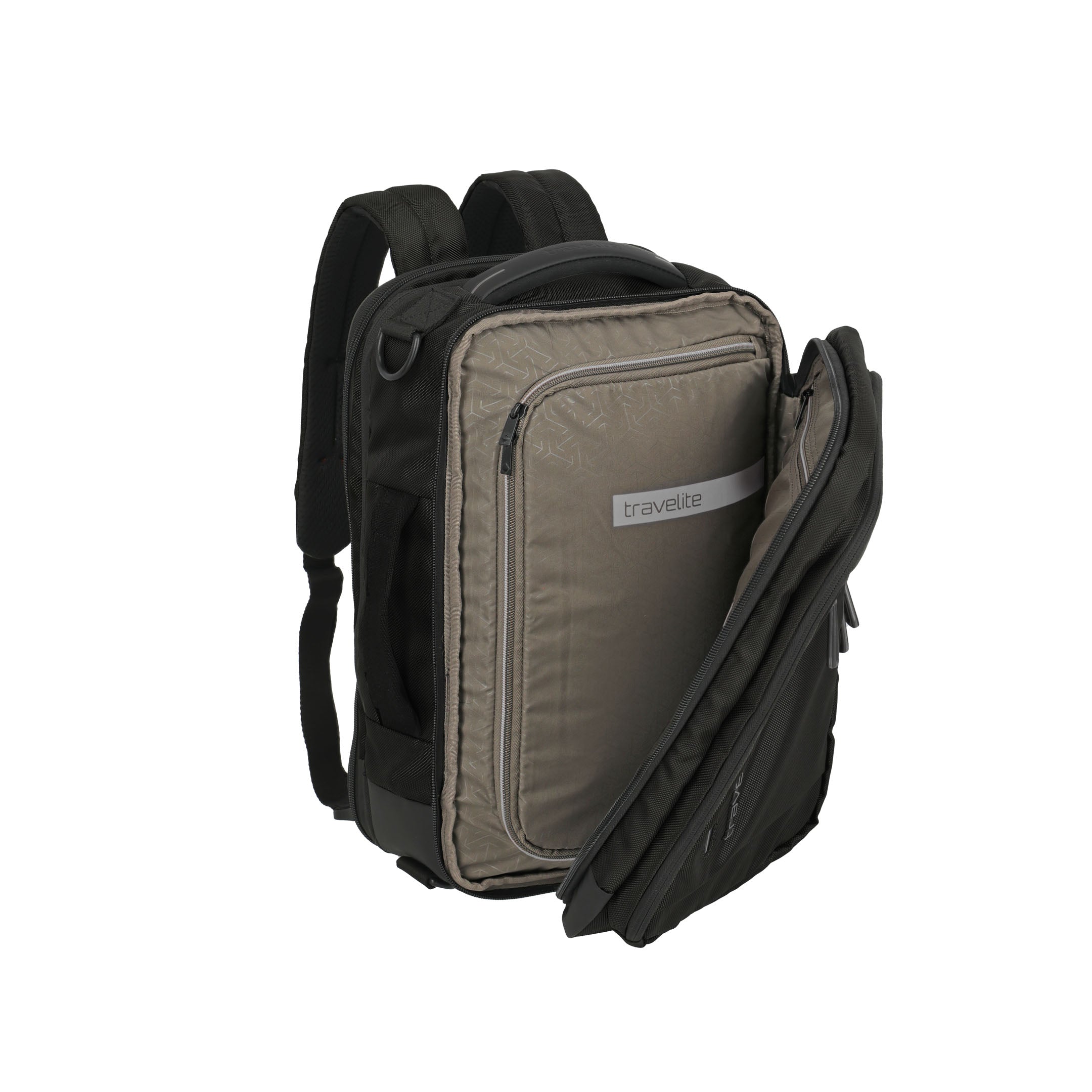 Travelite Crosslite Backpack S – Kabinväska 40 cm, Black