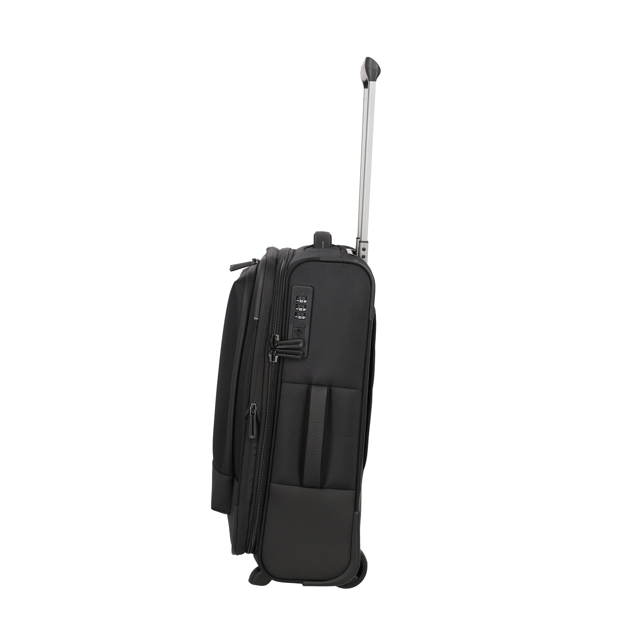 Travelite Crosslite Trolley S – Expanderbar resväska 55 cm, Black