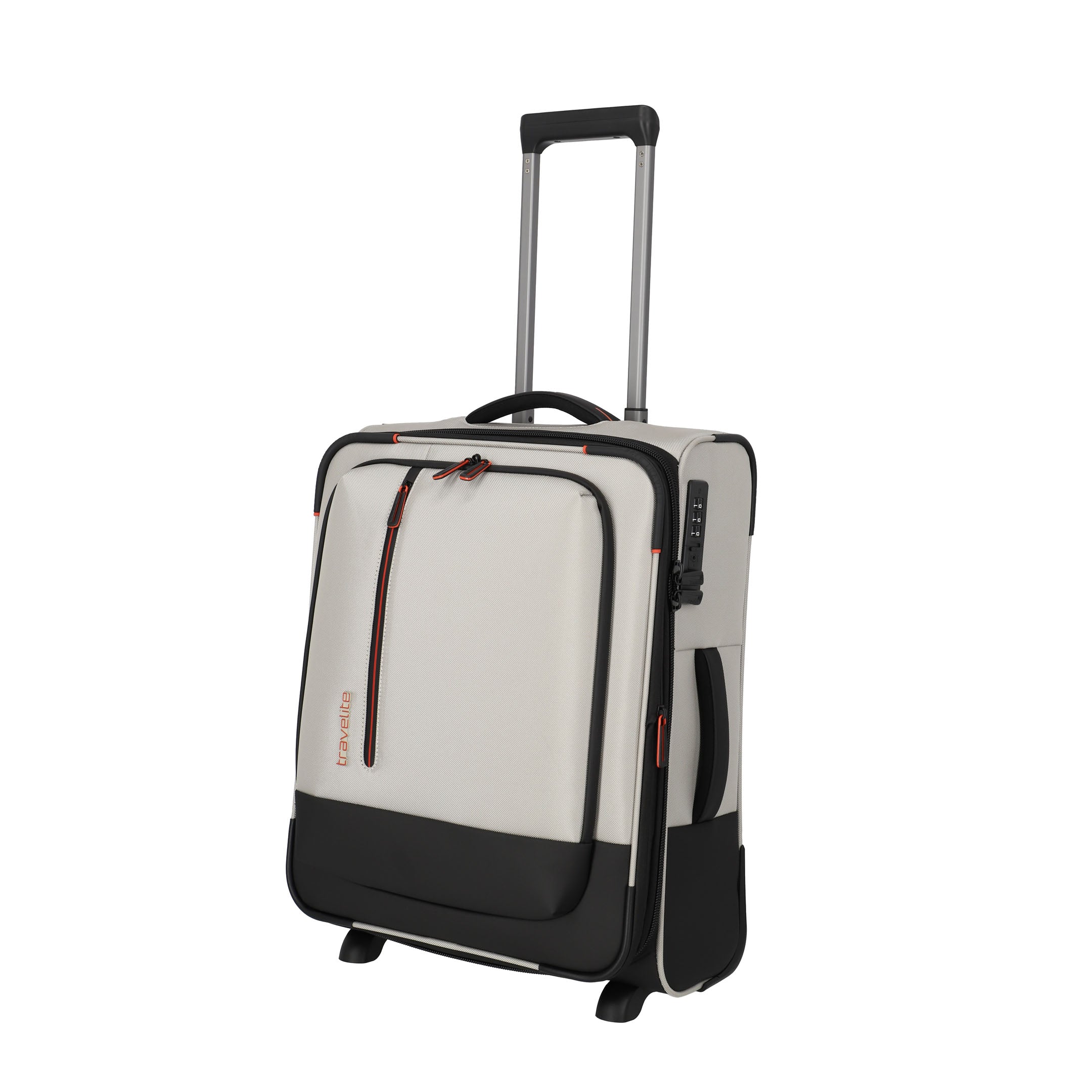 Travelite Crosslite Roller S – Expanderbar resväska 54 cm, Nature
