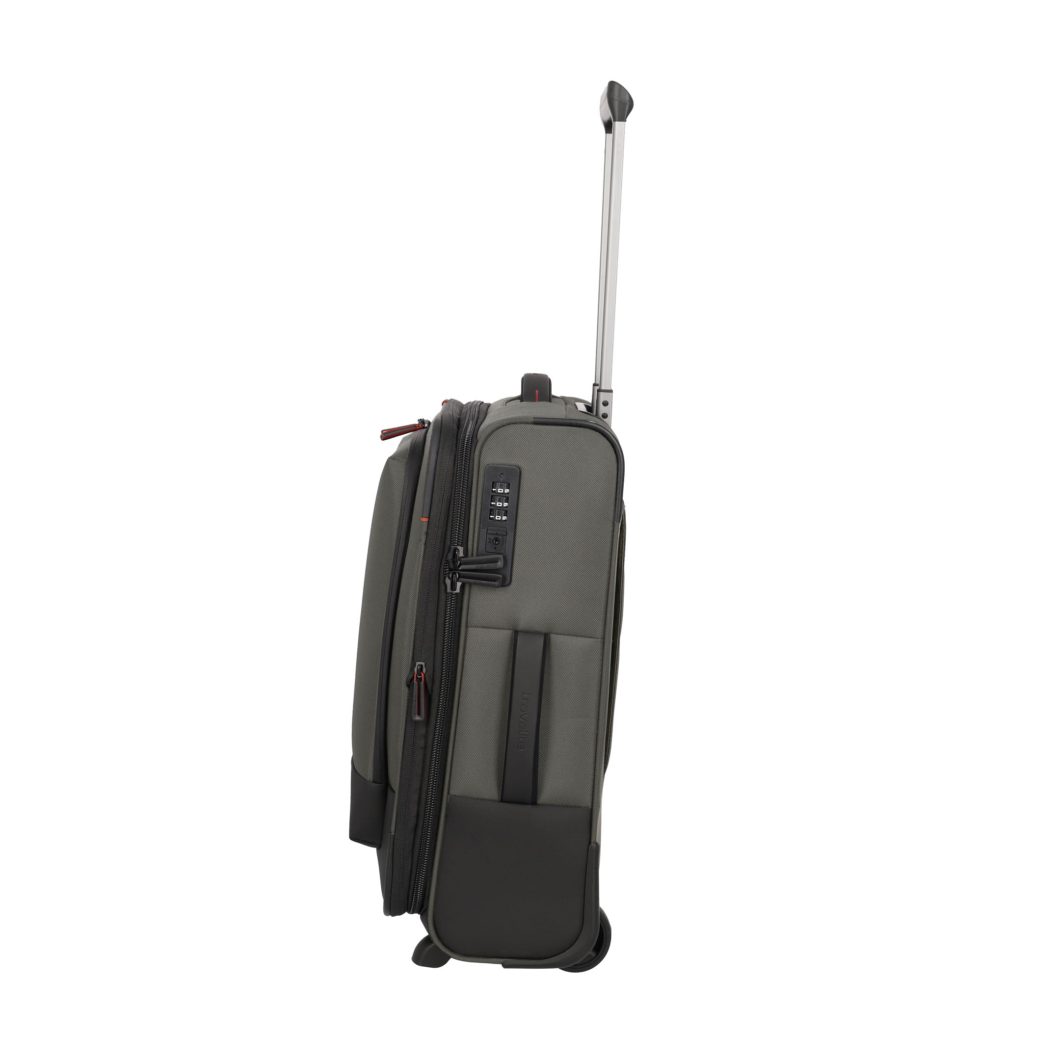 Travelite Crosslite Roller S – Expanderbar resväska 54 cm, Olive