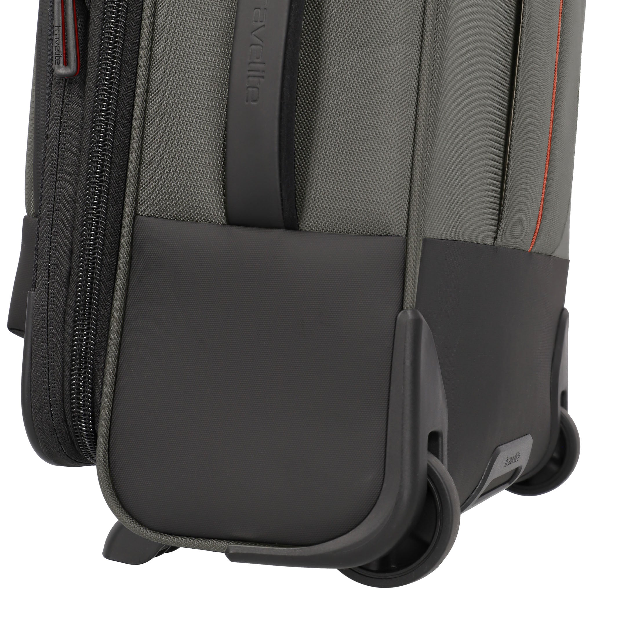 Travelite Crosslite Trolley S – Expanderbar resväska 55 cm, Olive