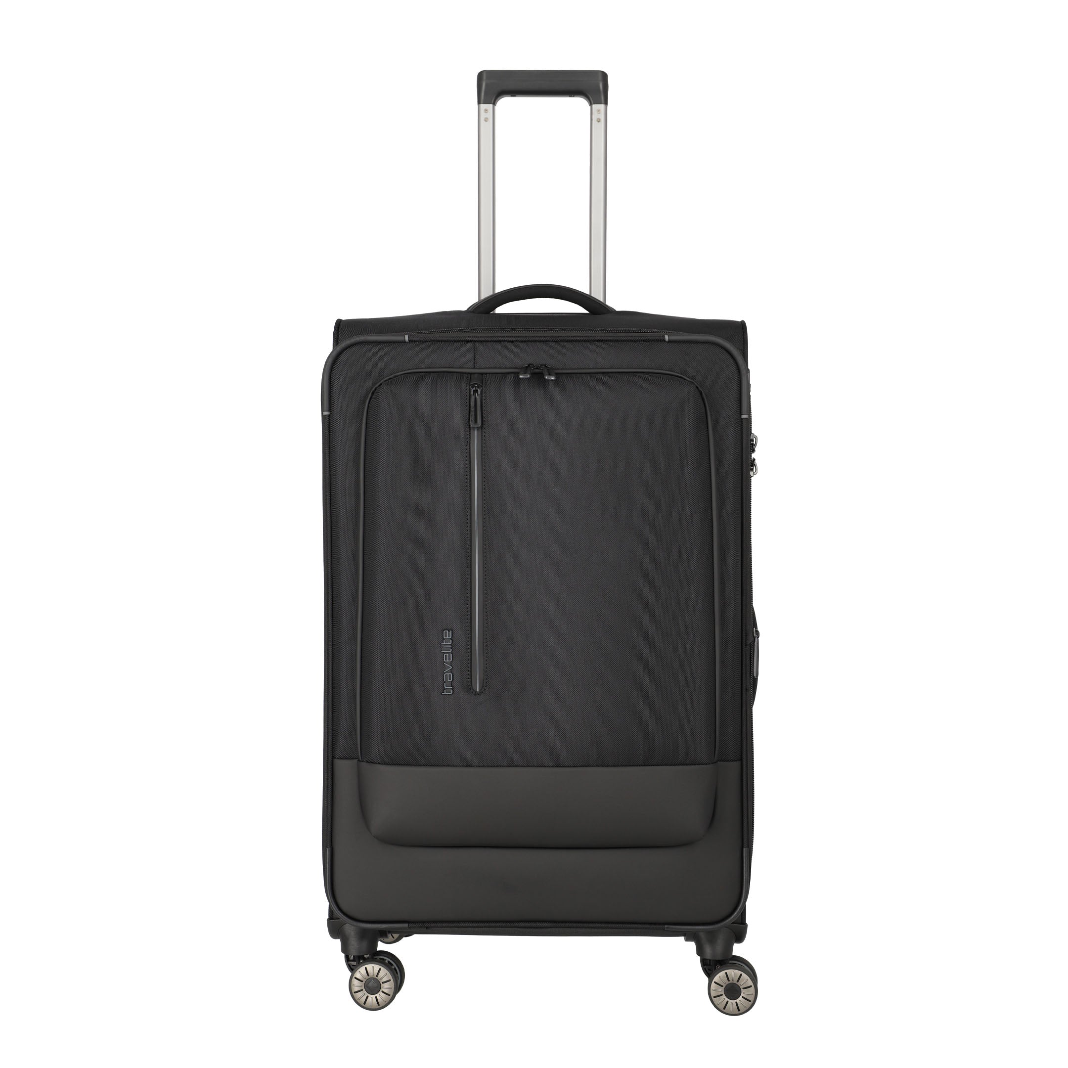 Travelite Crosslite Trolley L – Expanderbar resväska 77 cm, Black