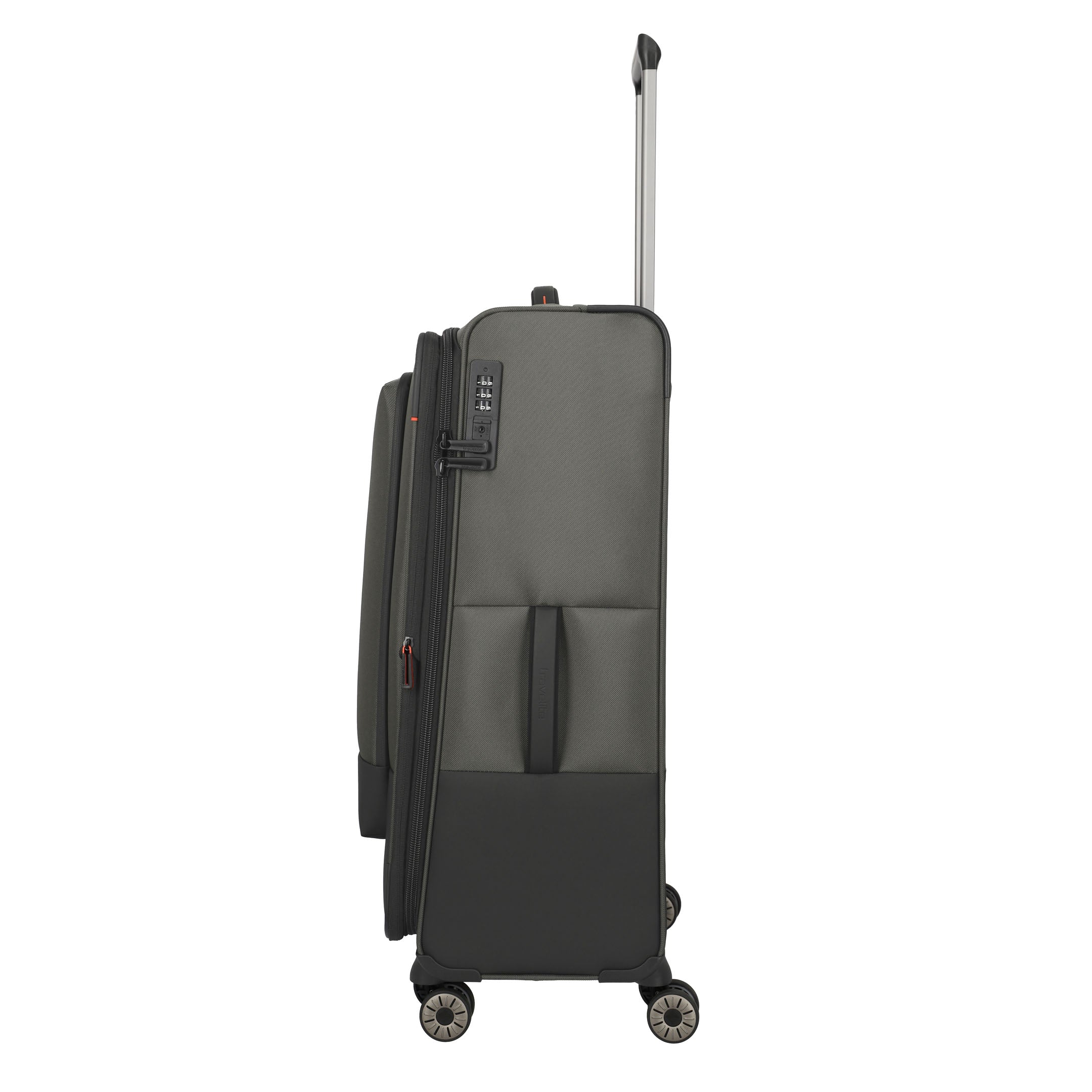 Travelite Crosslite Trolley L – Expanderbar resväska 77 cm, Olive