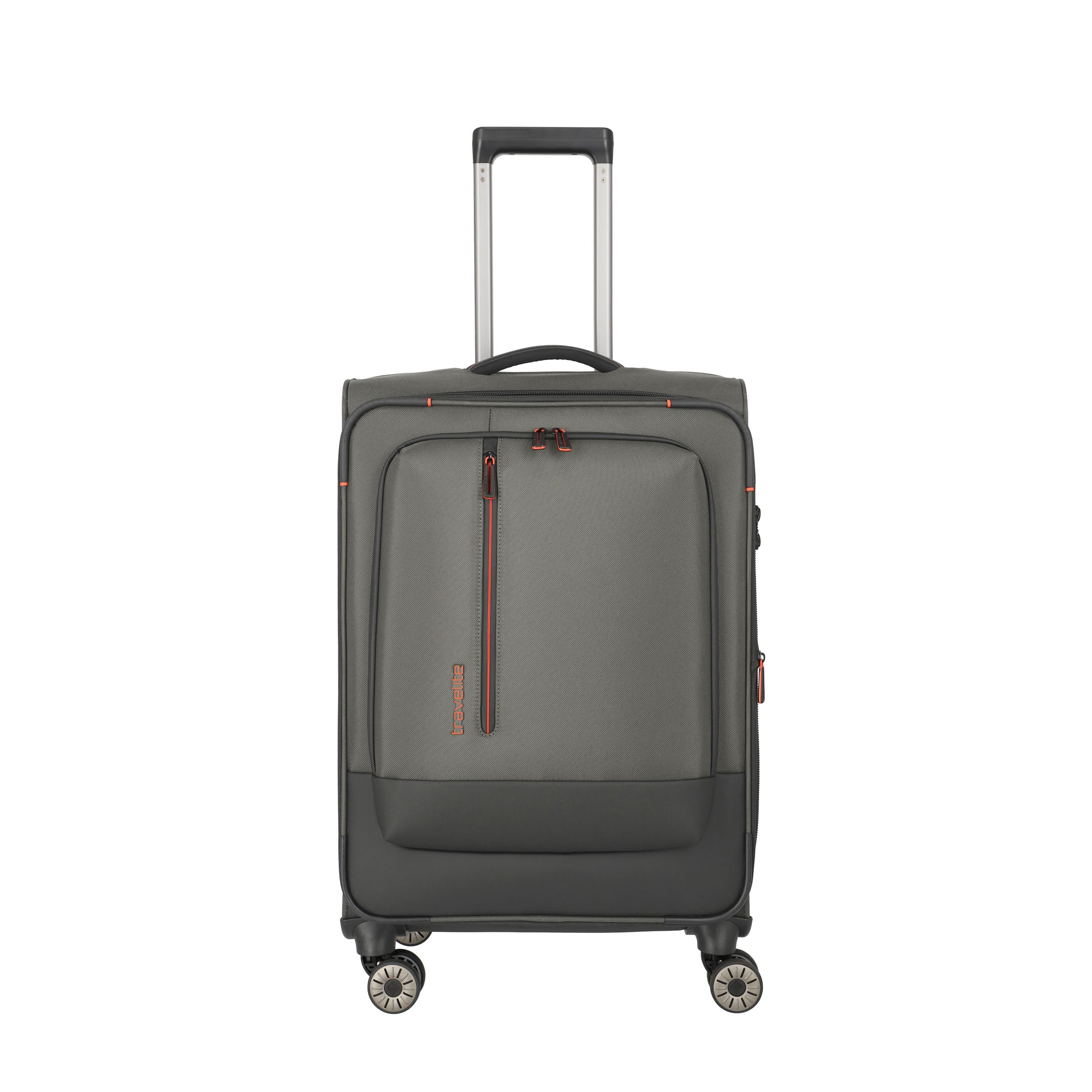 Travelite Crosslite Trolley M – Expanderbar resväska 66 cm, Olive