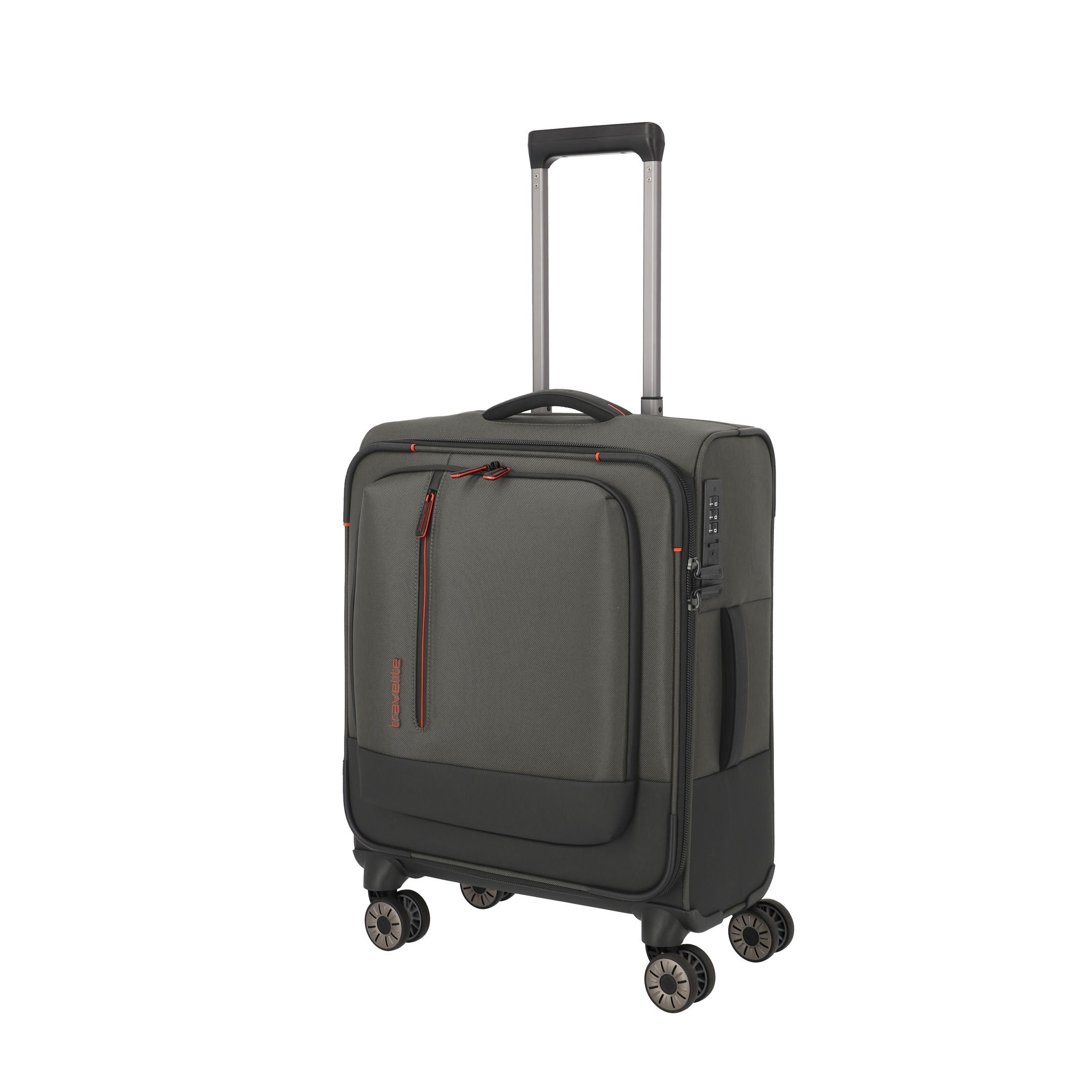 Travelite Crosslite Trolley S – Resväska 55 cm, Olive