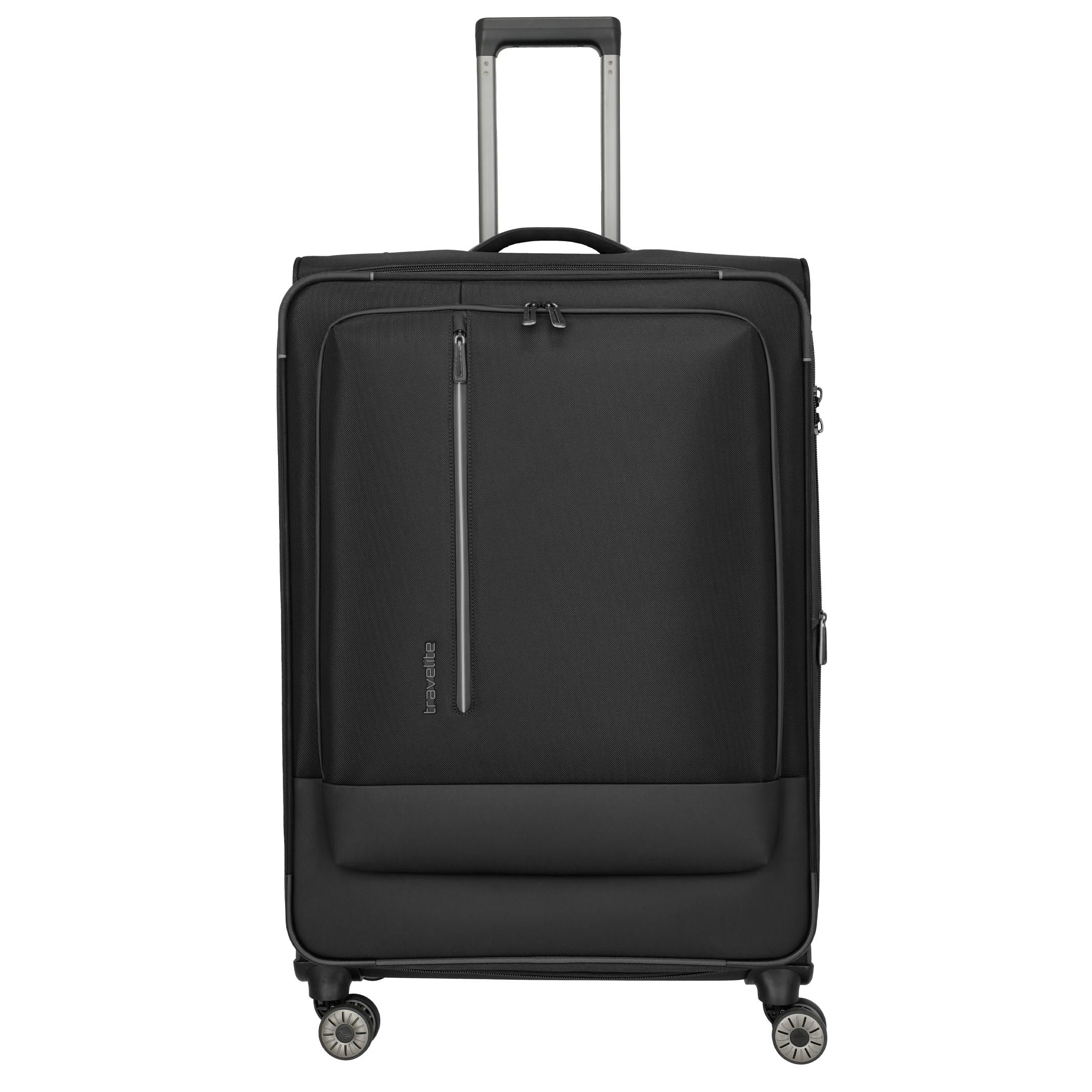Travelite Crosslite Trolley XL – Expanderbar resväska 81 cm, Black