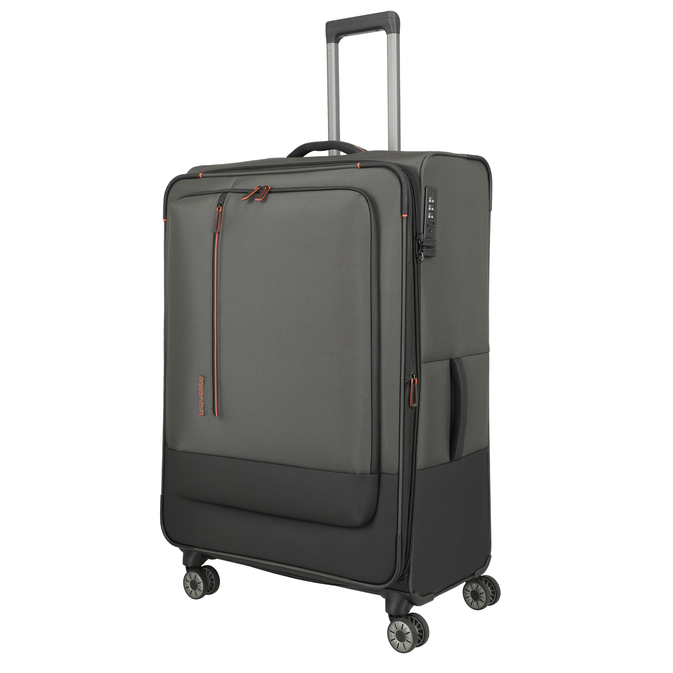 Travelite Crosslite Trolley XL – Expanderbar resväska 81 cm, Nature