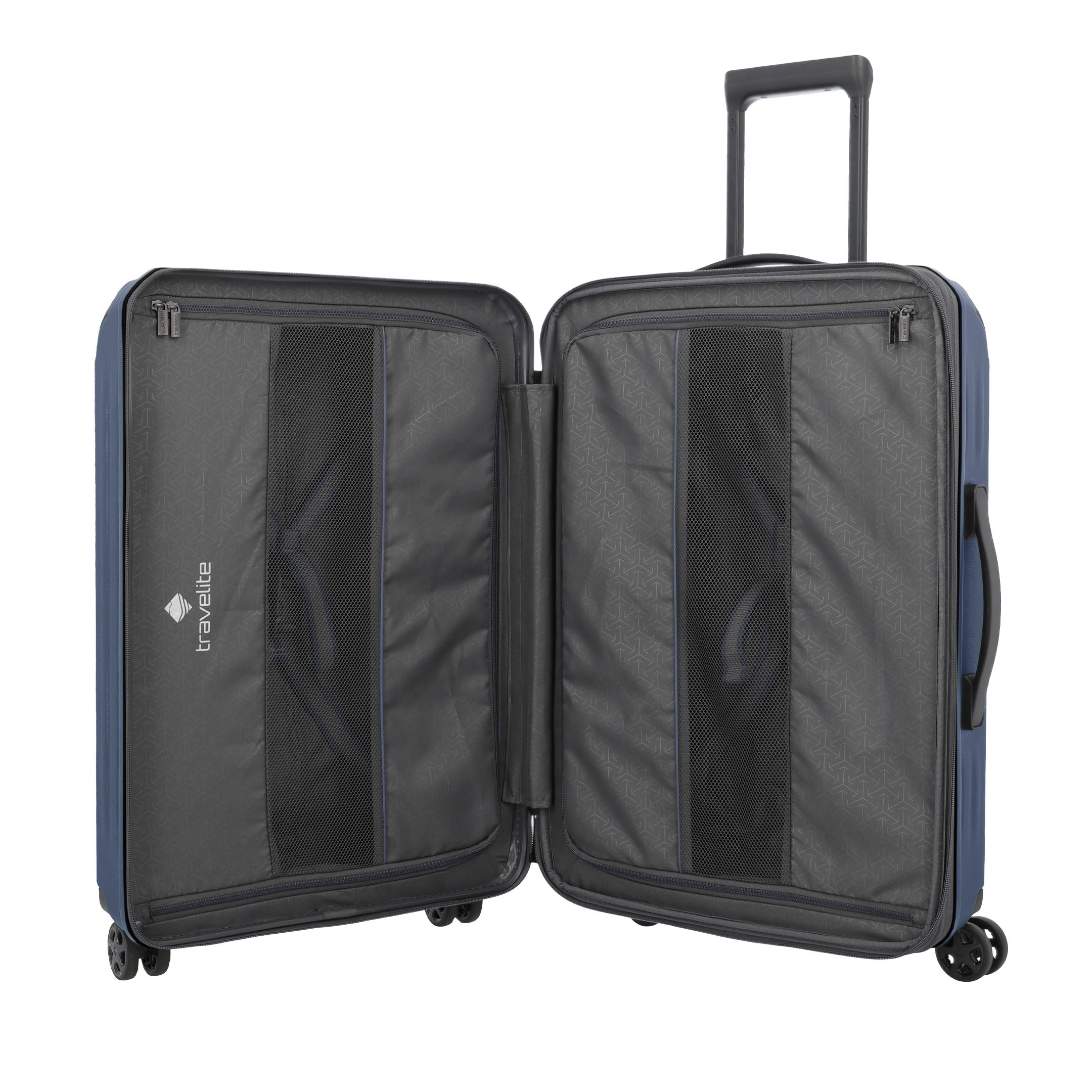 Travelite Dynamiic Trolley M Expanderbar Resväska 66 cm, Denim Blue