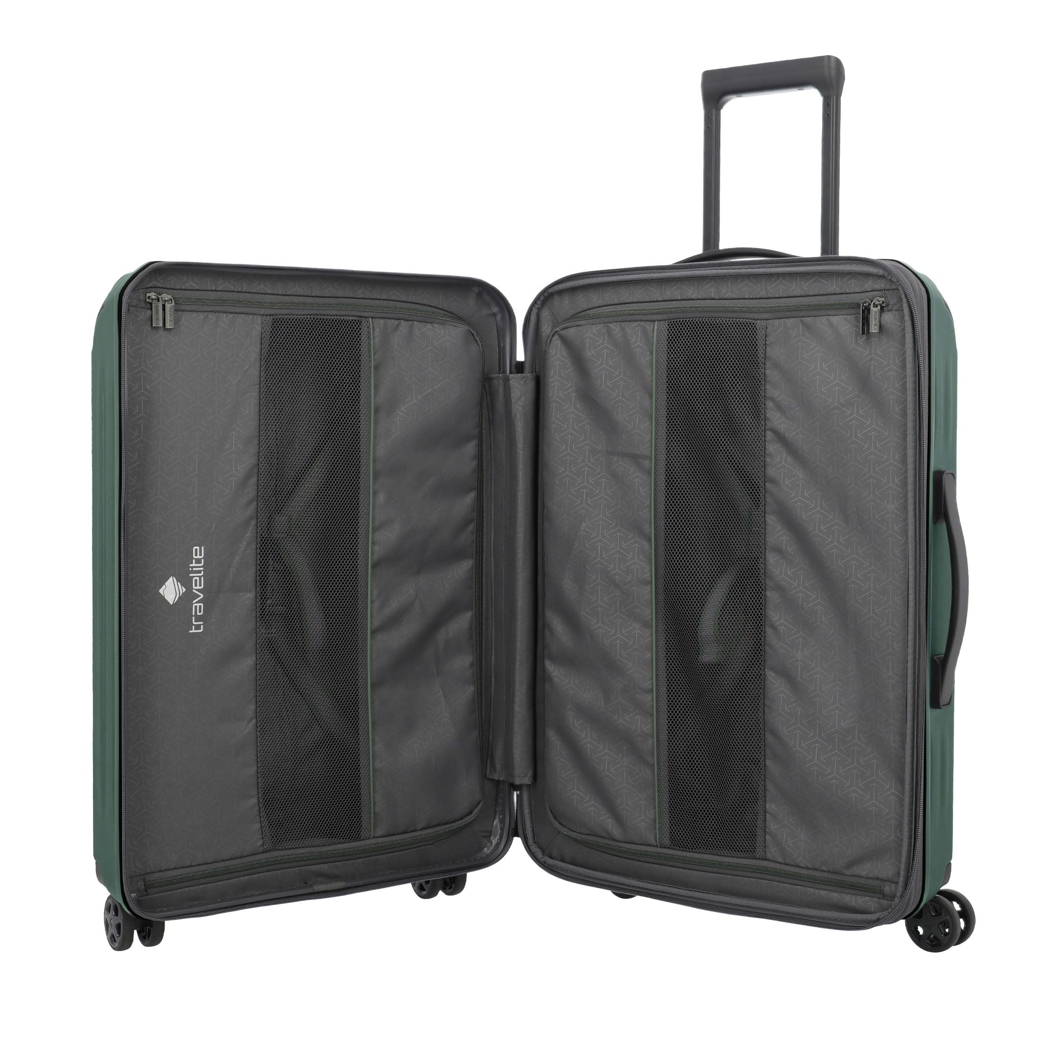 Travelite Dynamiic Trolley M Expanderbar Resväska 66 cm, Green