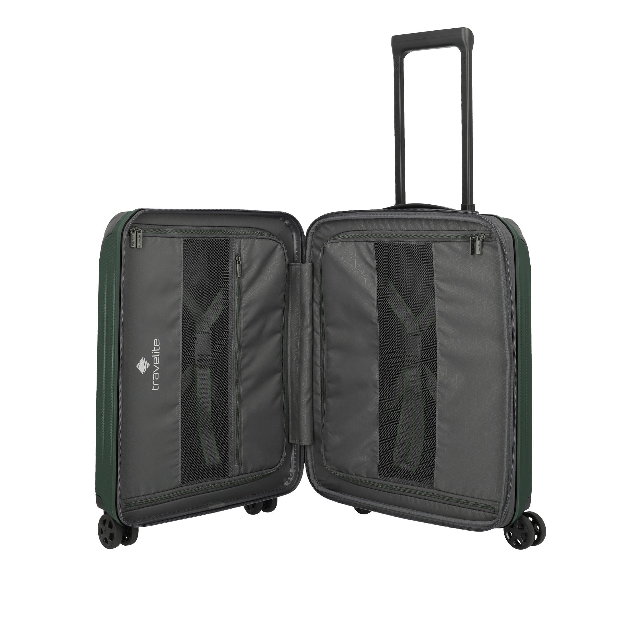 Travelite Dynamiic Trolley S Expanderbar Resväska 55 cm, Green