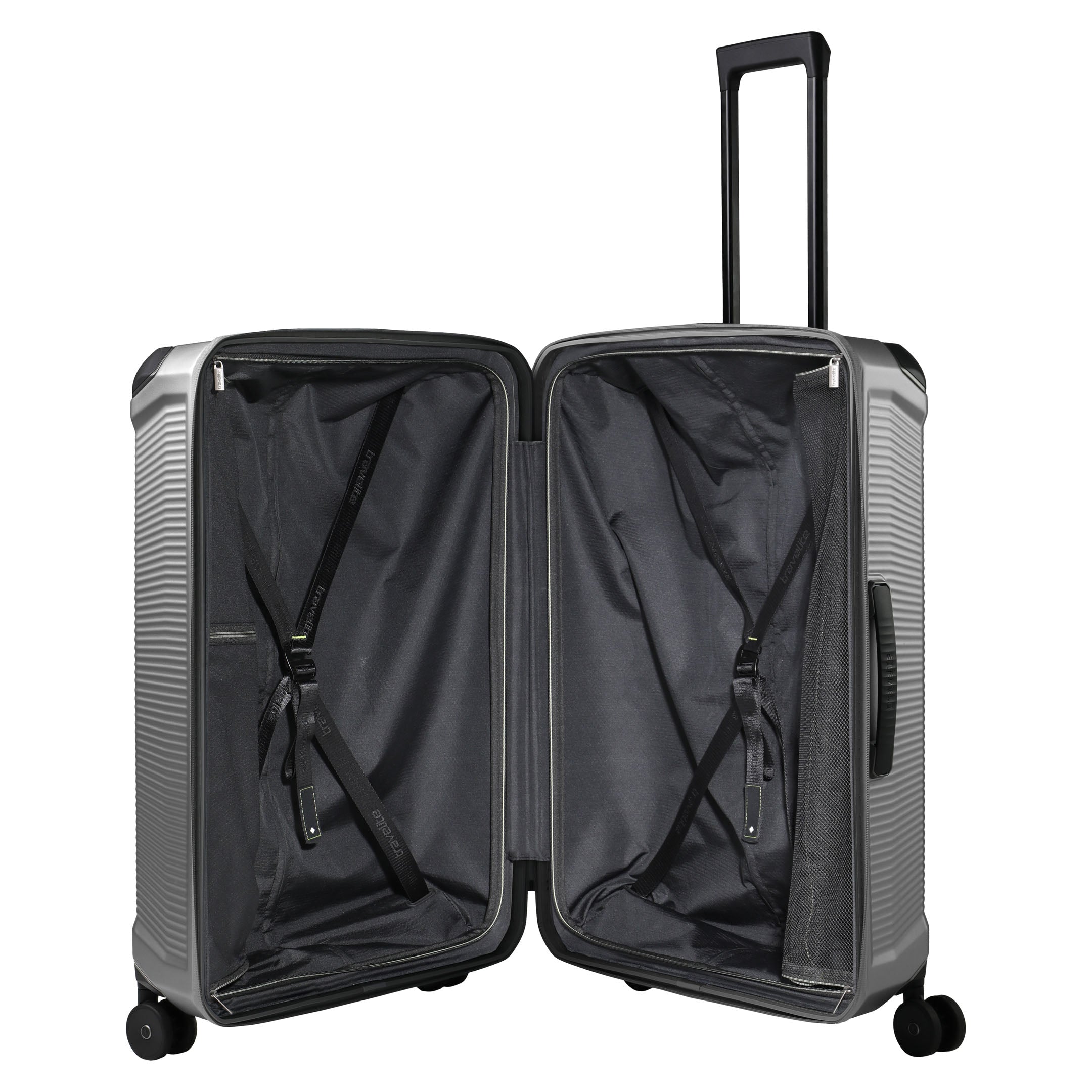 Travelite Millennium Trolley L – Resväska 76 cm, Silver