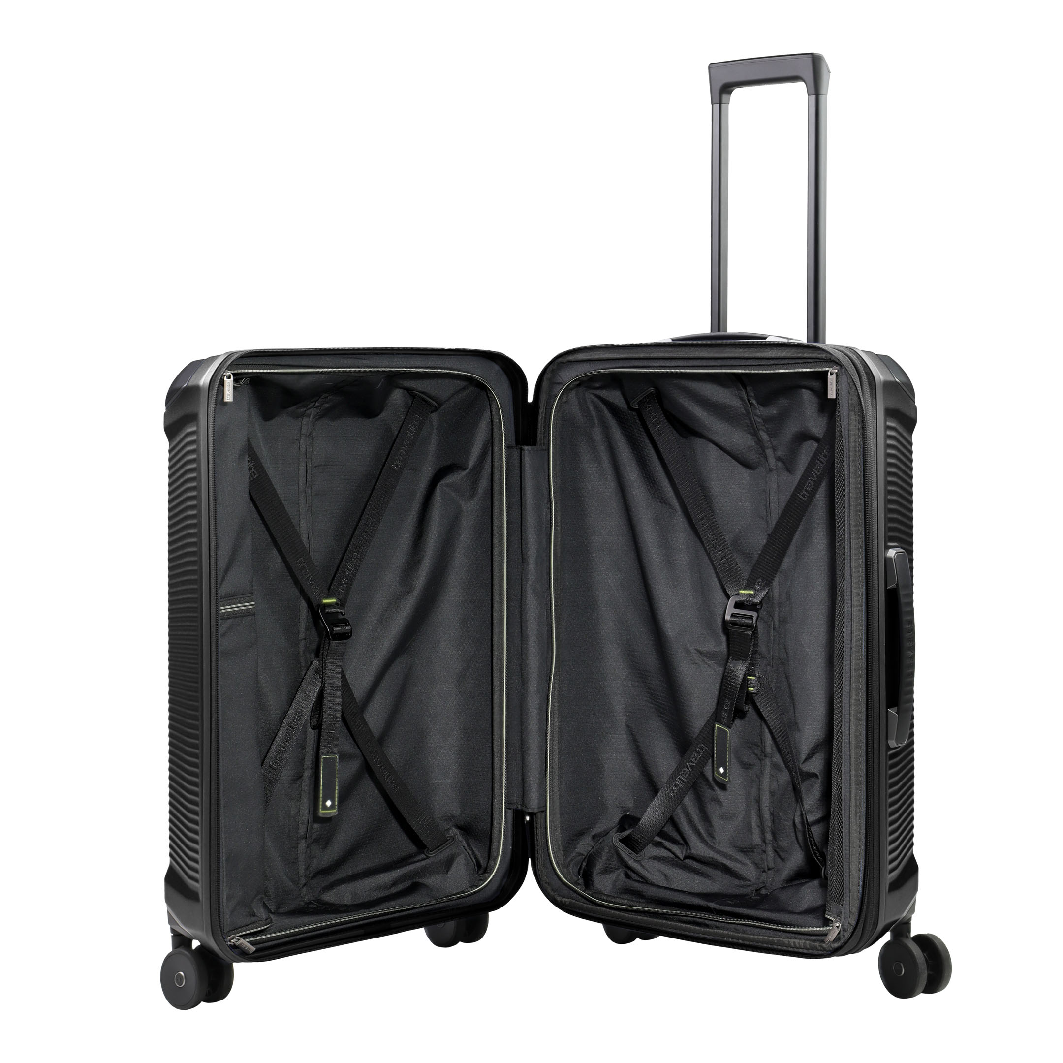 Travelite Millennium Trolley M Expanderbar – Resväska 67 cm, Black