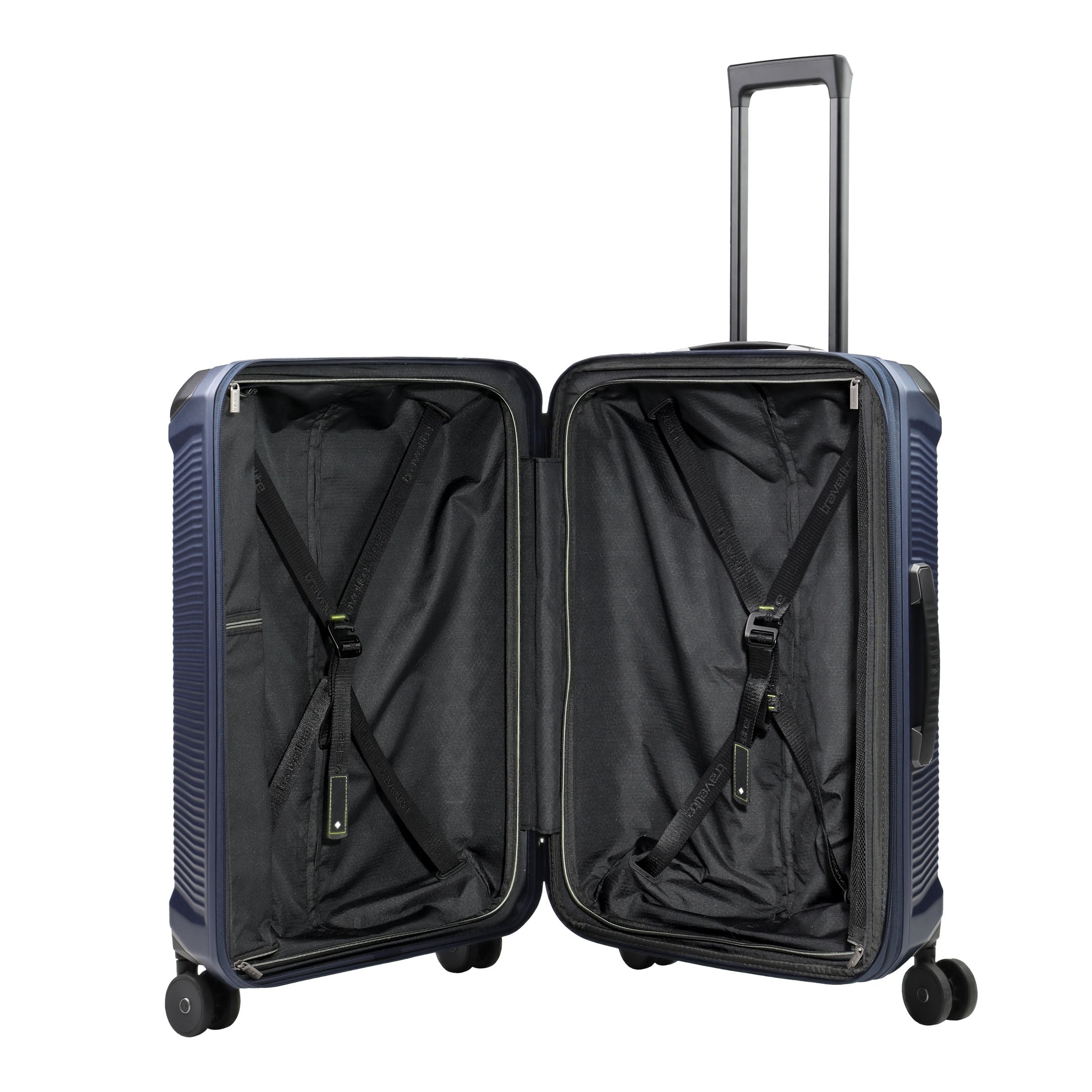 Travelite Millennium Trolley M Expanderbar – Resväska 67 cm, Navy