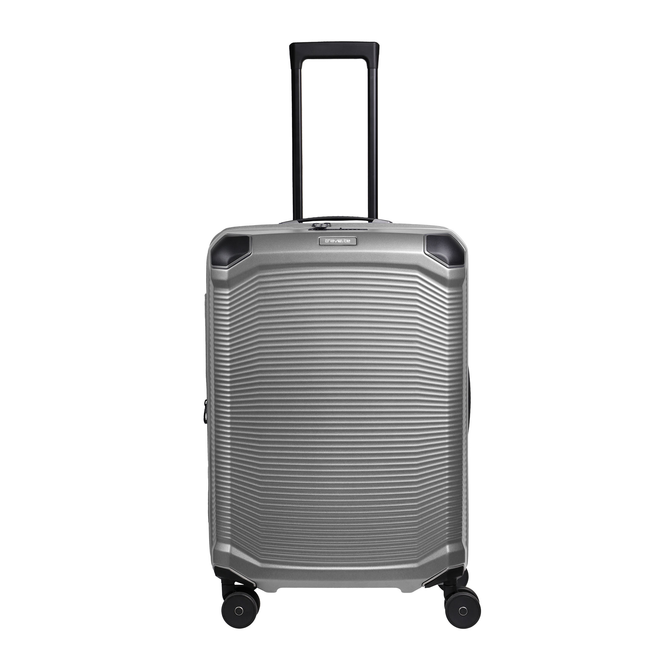 Travelite Millennium Trolley M Expanderbar – Resväska 67 cm, Silver