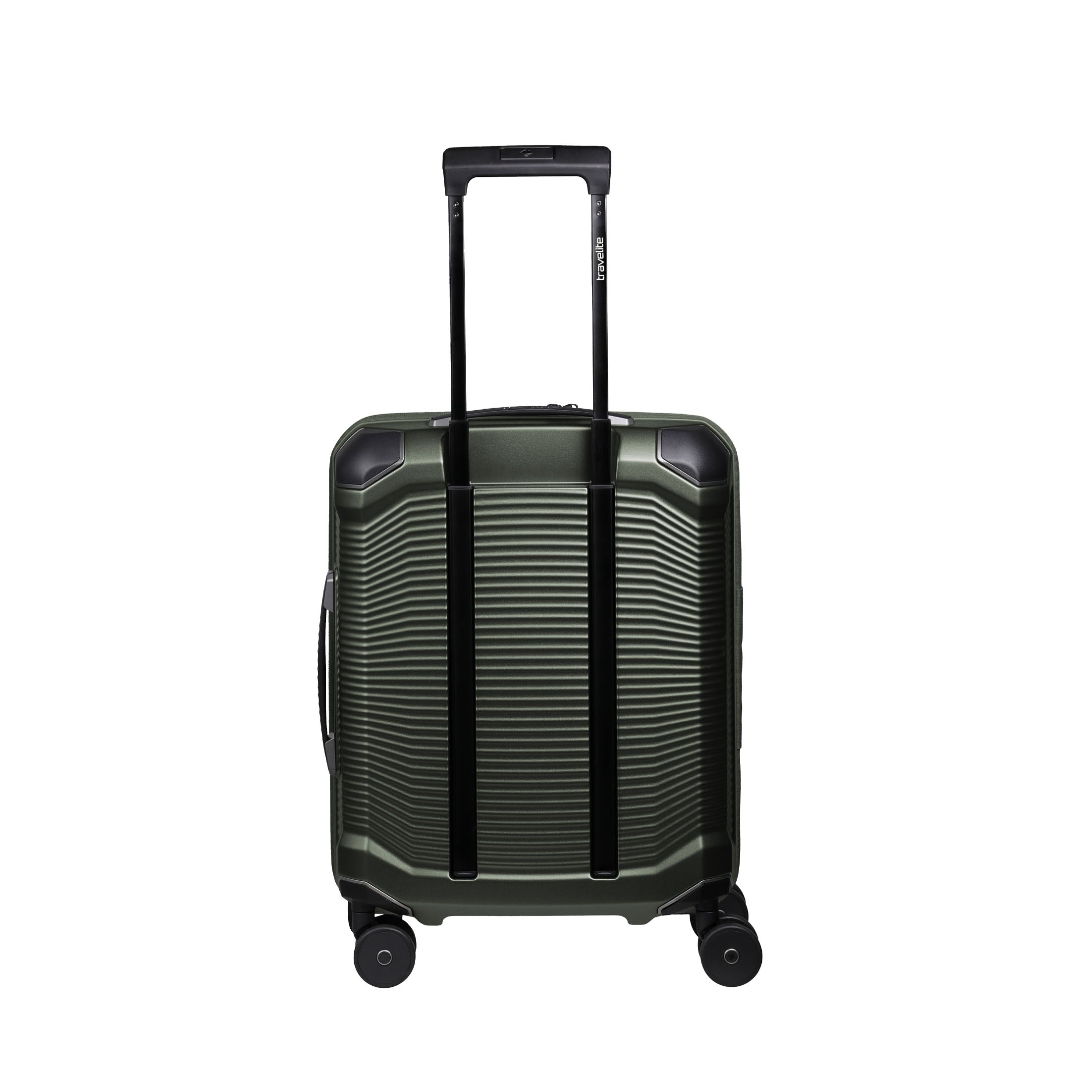 Travelite Millennium Trolley S+ – Kabinväska 55 cm med ytterfack, Pine Green