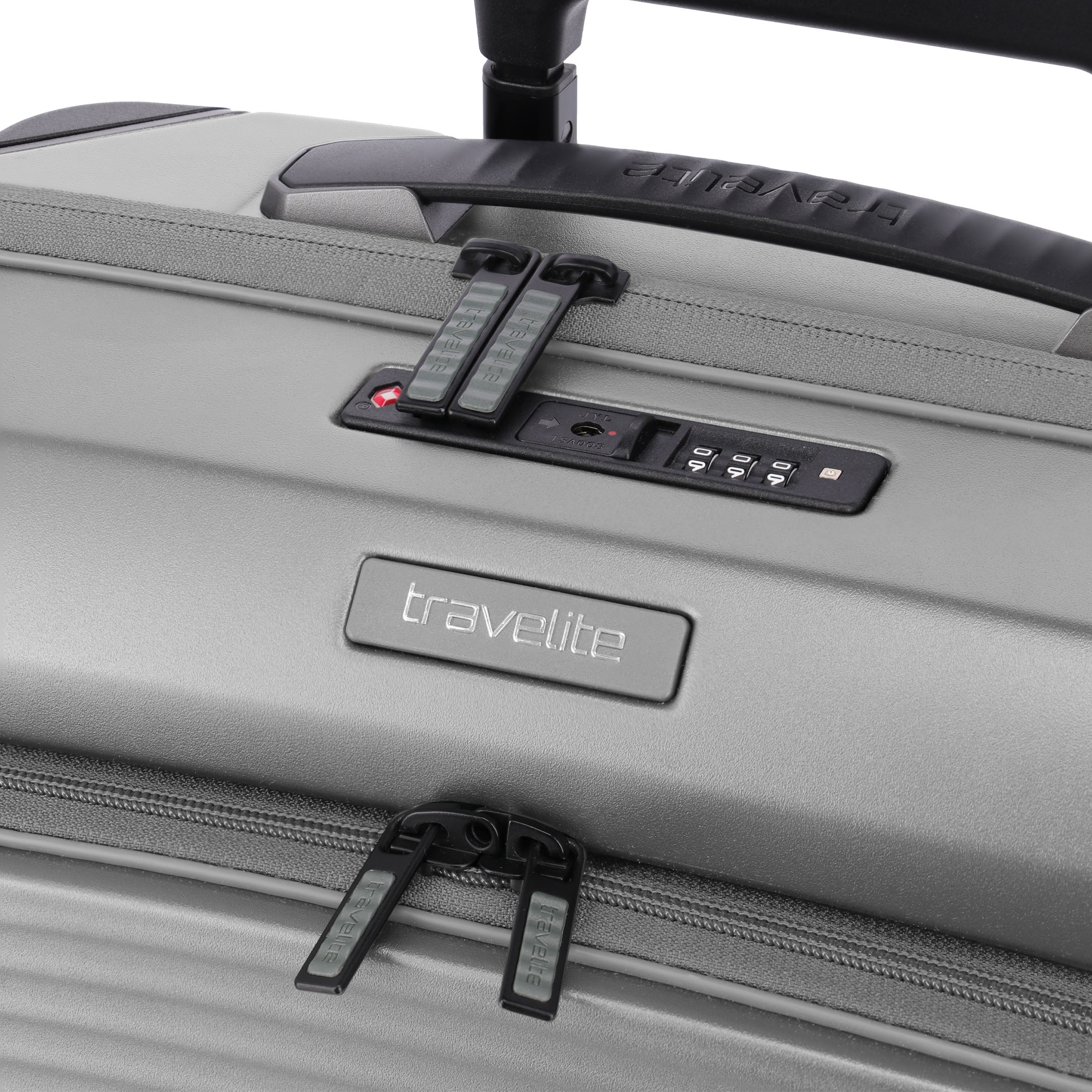 Travelite Millennium Trolley S+ – Kabinväska 55 cm med ytterfack, Silver