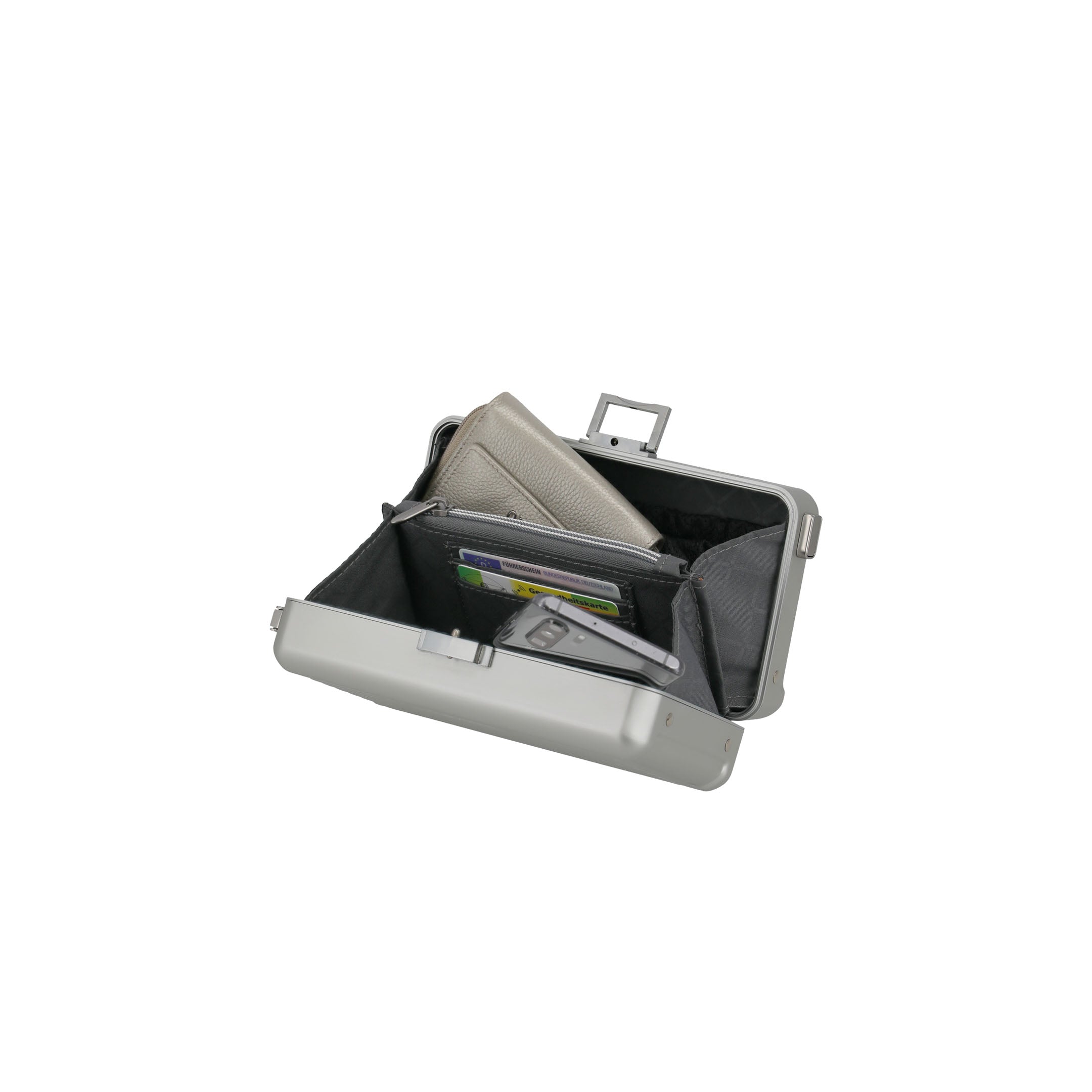 Travelite Next Mini Case Shoulder Bag, Silver