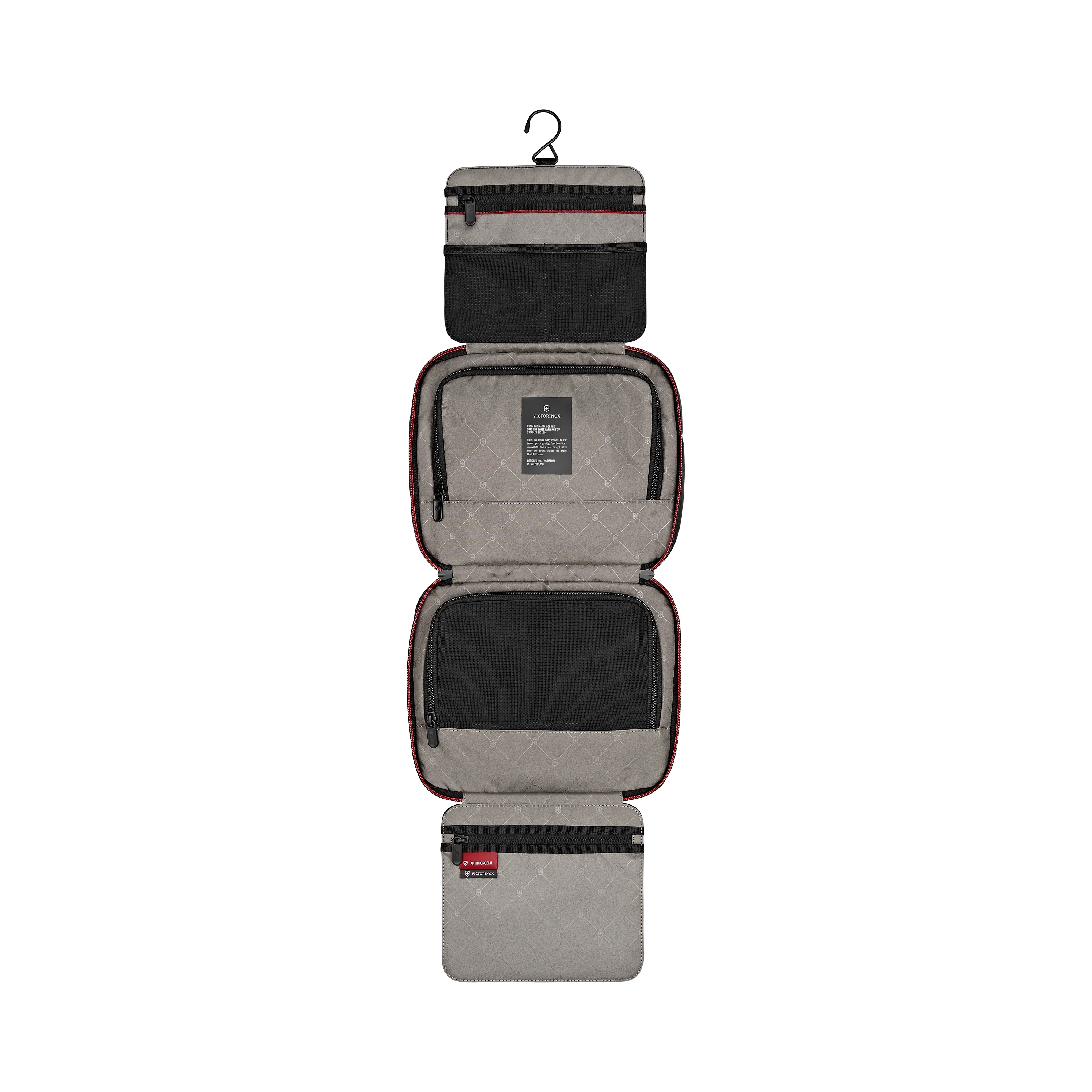 Victorinox Travel Essentials, Hanging Toiletry Bag, Black