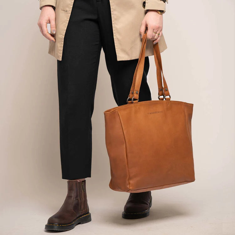 The Chesterfield Brand Berlin Shoppingväska, Cognac