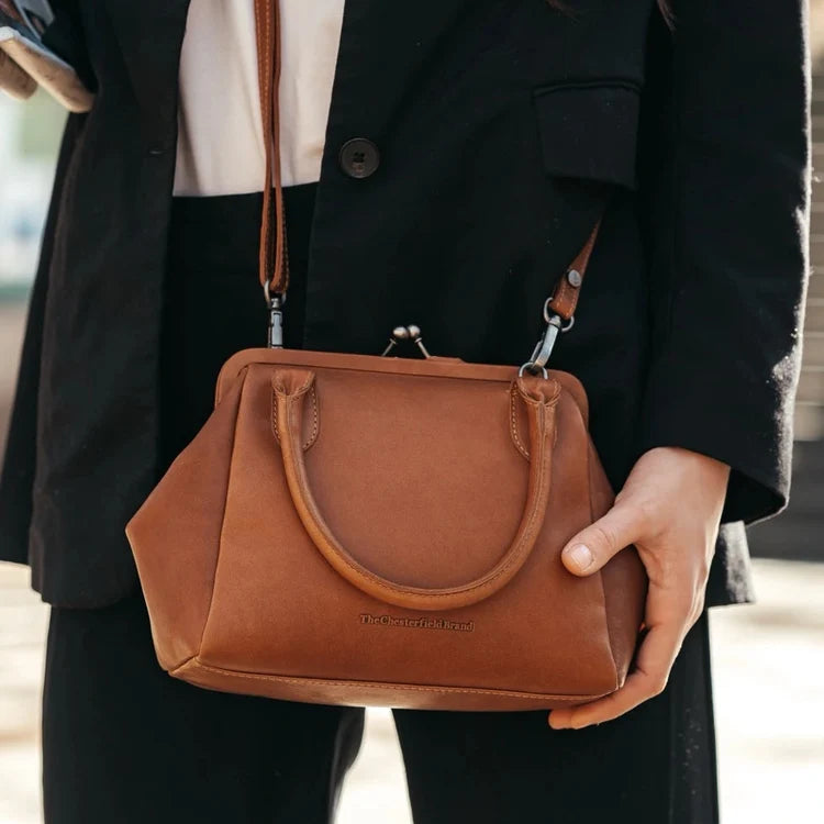 The Chesterfield Brand Chili Leather Handväska, Cognac