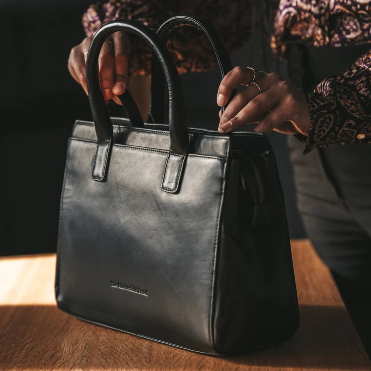 The Chesterfield Brand Garda Leather Handväska, Svart