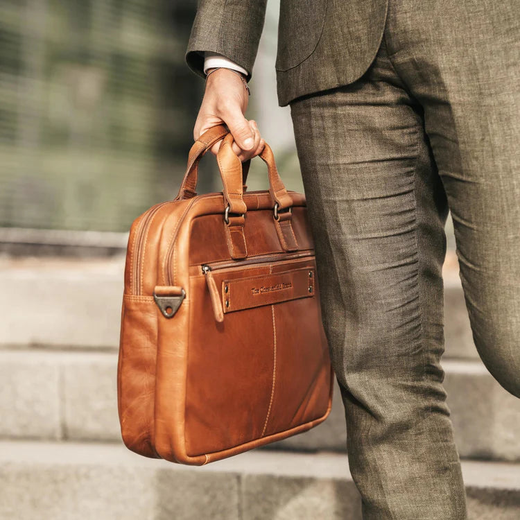 The Chesterfield Brand Seth Laptopväska, Cognac